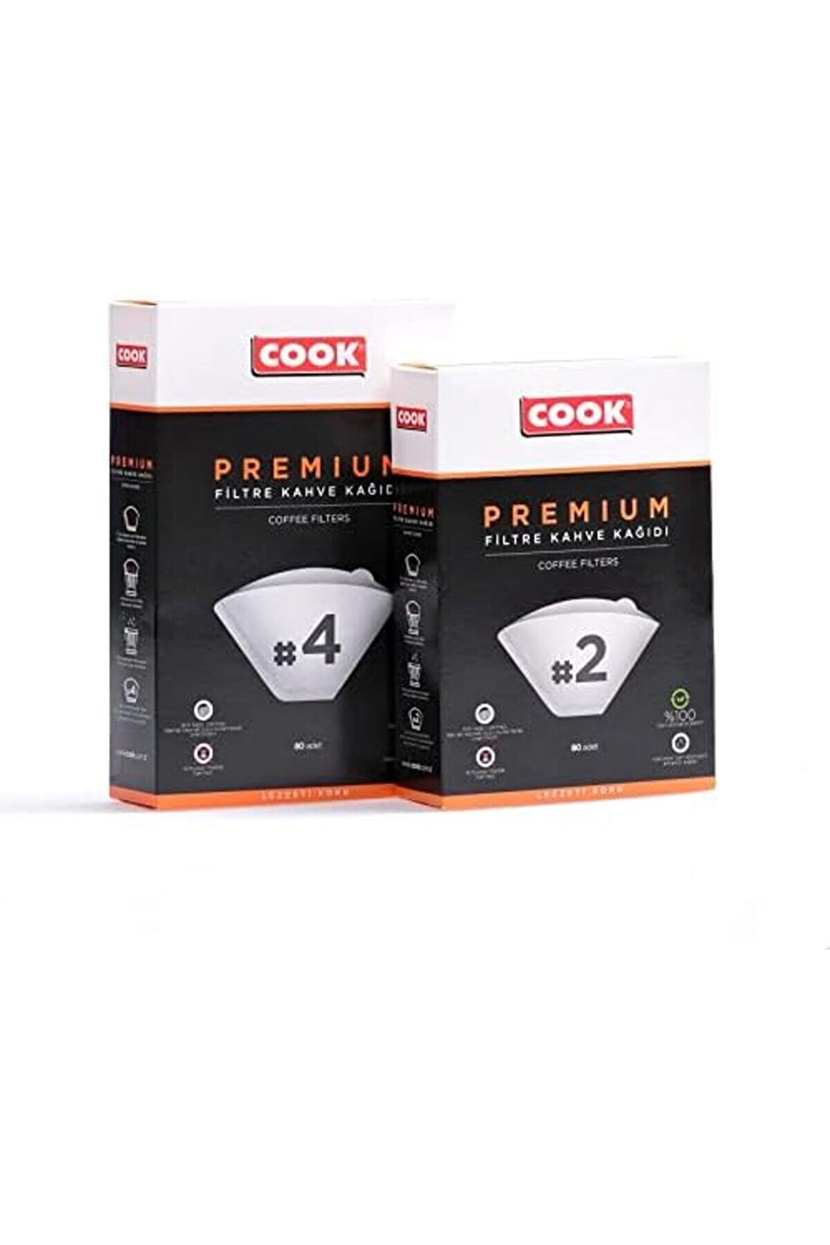 Modashi̇ne Premi̇um Fi̇ltre Kahve Kağıdı - Ebat 4, 80 Adet Modascope 1014773