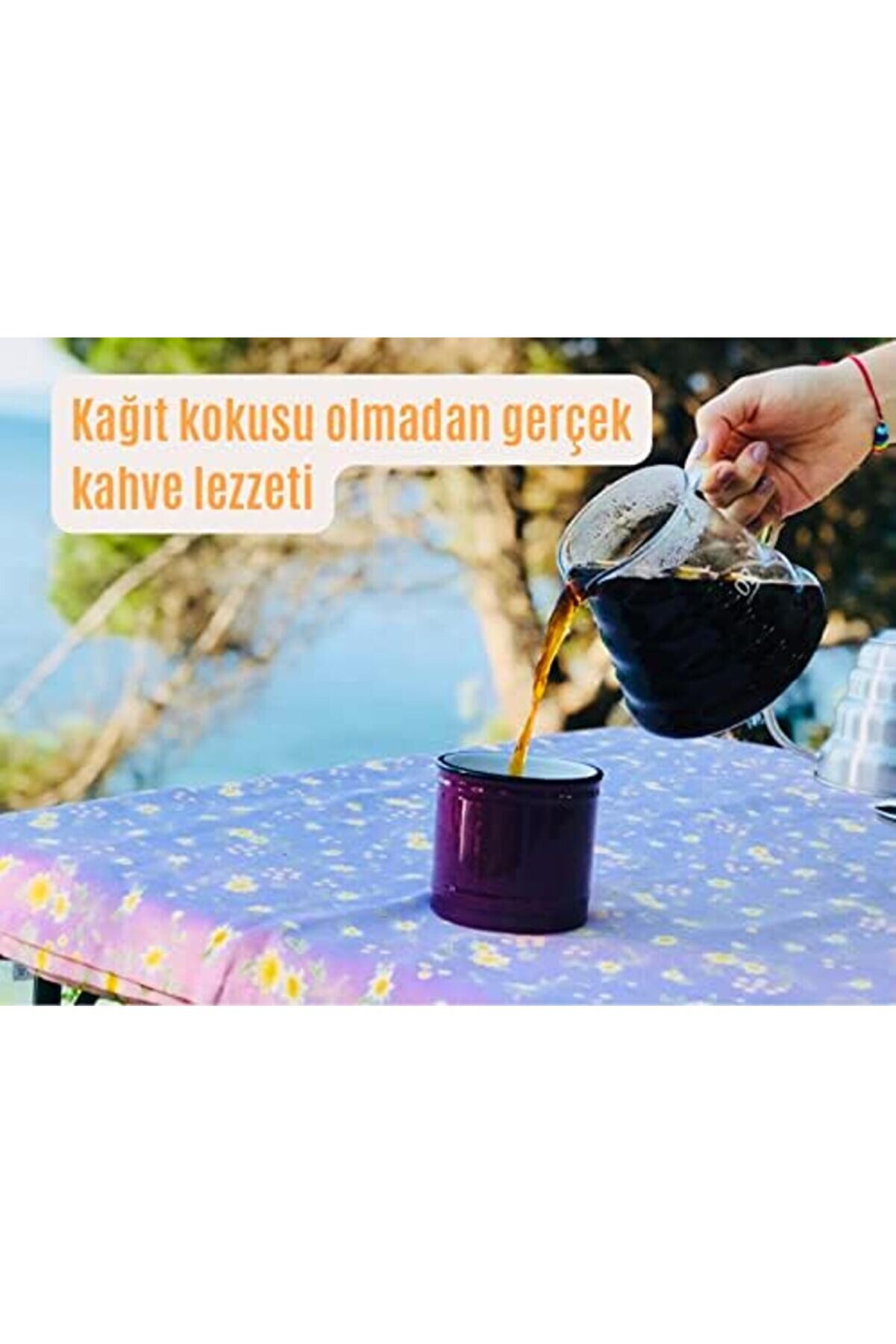 Modashi̇ne Yoga And (2 Adet) Yıkanabi̇li̇r, Kumaş, Organi̇k Kahve Fi̇ltresi̇ (No2) Ağartılmamış%100 Ham P