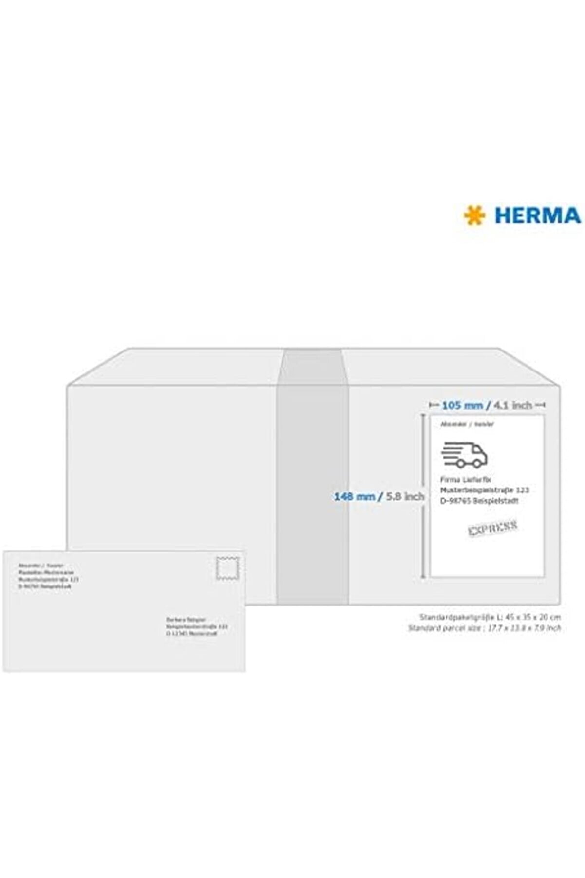 Modashi̇ne Kendi̇nden Yapışkanlı Çok Amaçlı Eti̇ketler, A4 Sayfa Başına 4 Eti̇ket, Ve Mürekkep Püskürtme