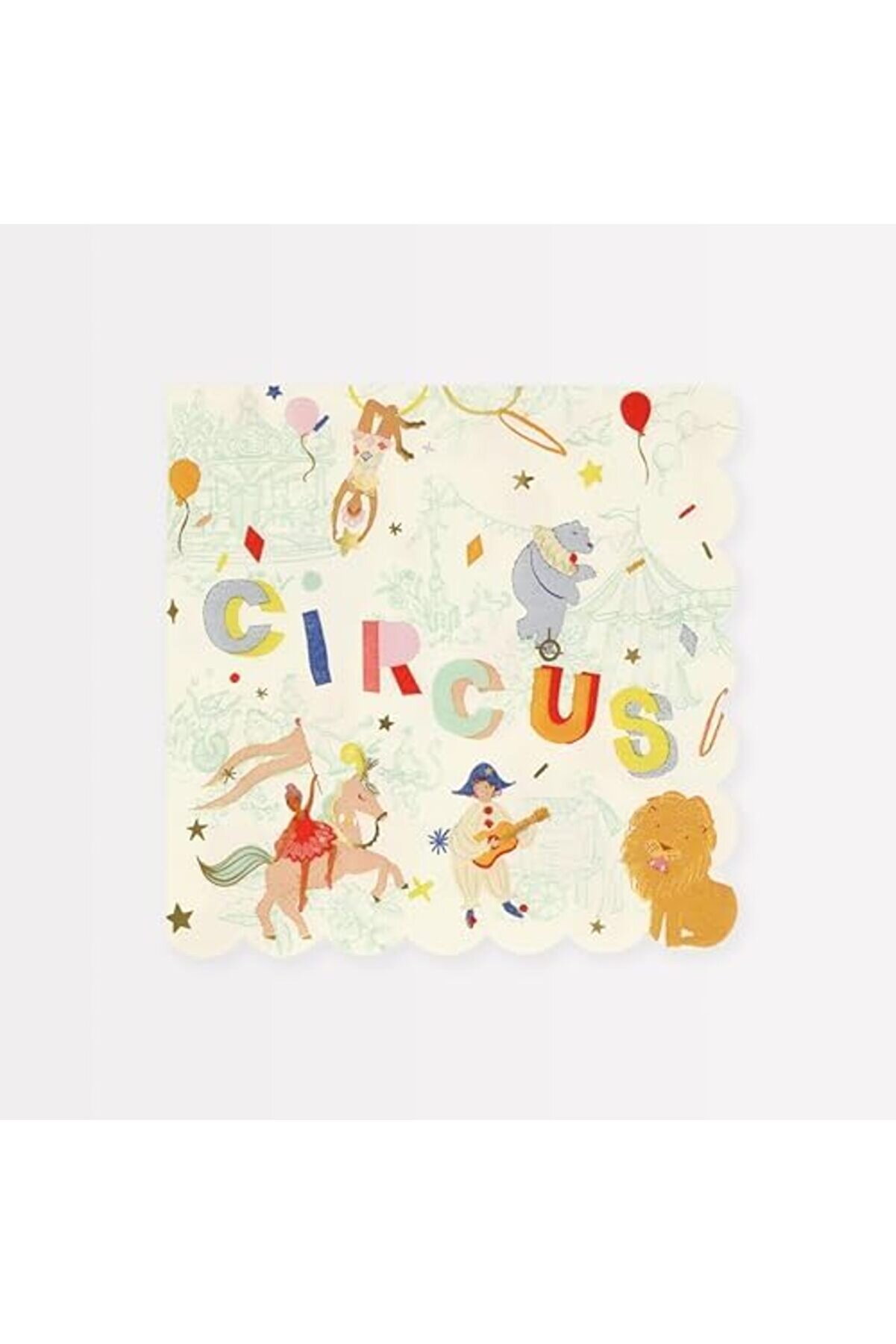 Modashi̇ne - Ci̇rcus Large - Si̇rk Peçeteler (L) (X16) Modascope 1014773