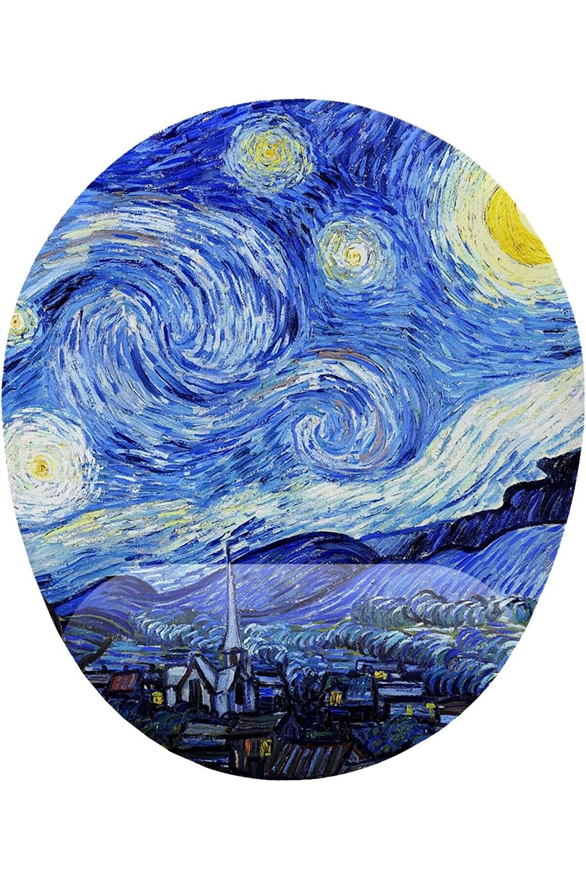 STOREMAX modashine fikirler Van Gogh Starry Night Bilek Destekli Mouse Pad modascope 1014773
