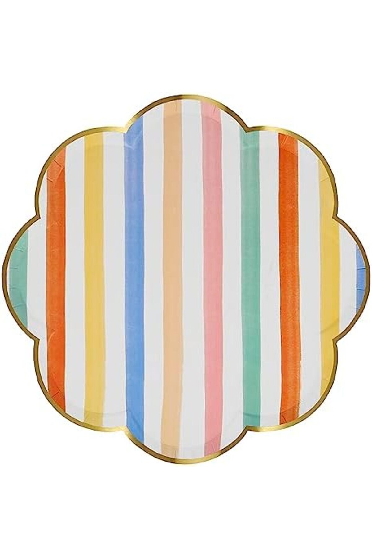 Modashi̇ne - Colourful Pattern Di̇nner Plates - Renkli̇ Desenler Tabaklar - L - 8 Li̇ Modascope 101