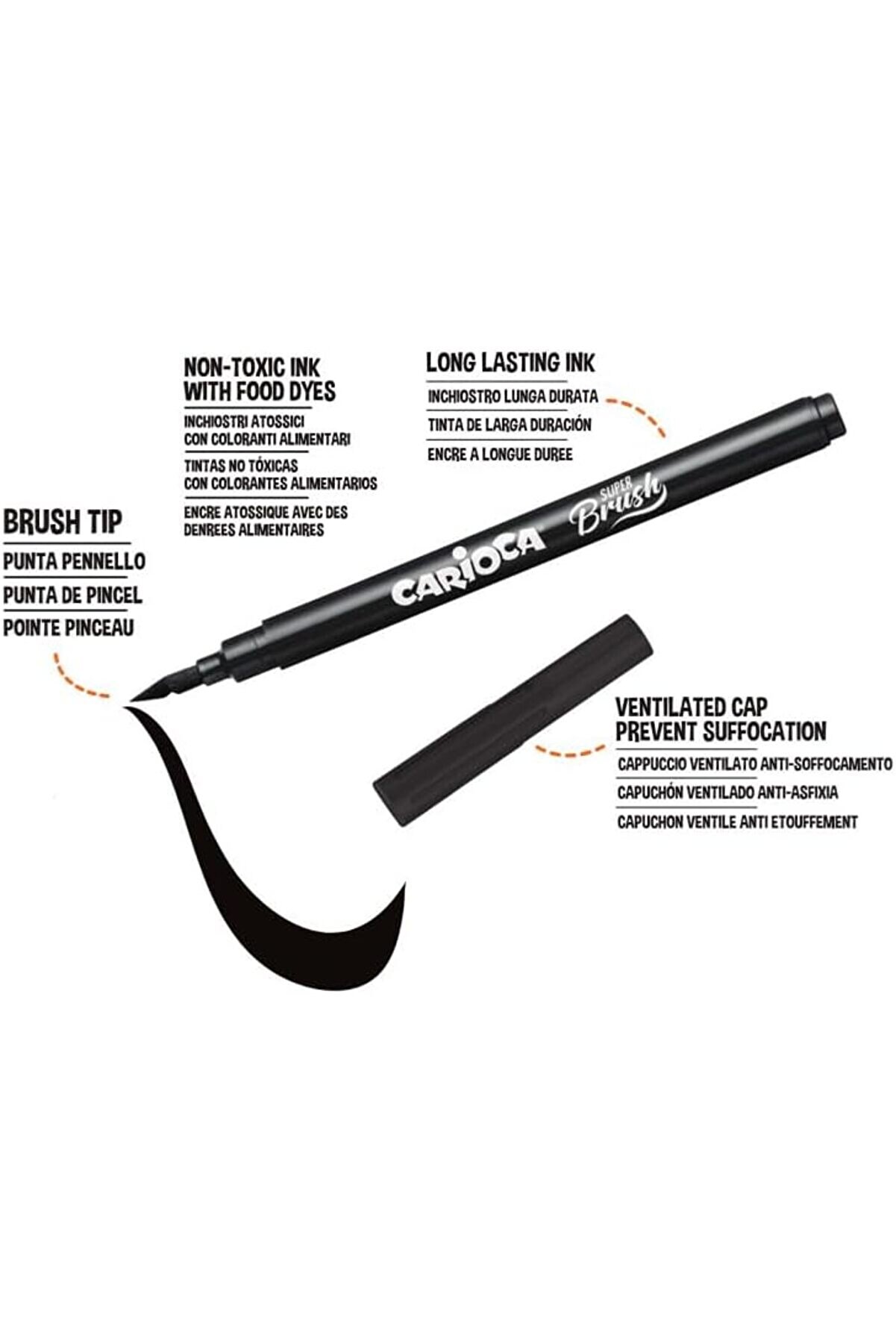 Modashi̇ne Super Brush Keçeli̇ 20 Li̇ Modascope 1014773