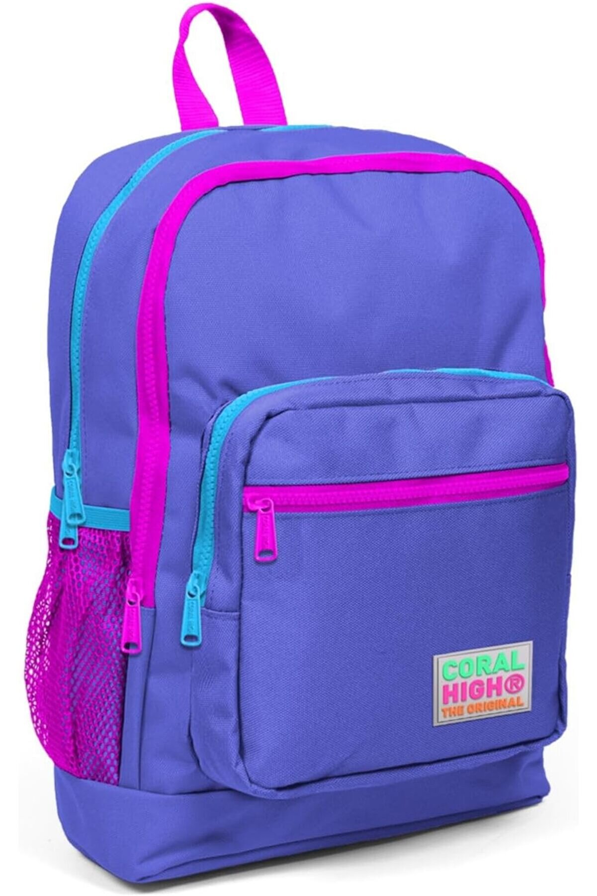 STOREMAX modashine Dört Bölmeli Mor Desenli İlkokul Çantası 23703 modascope 1014773