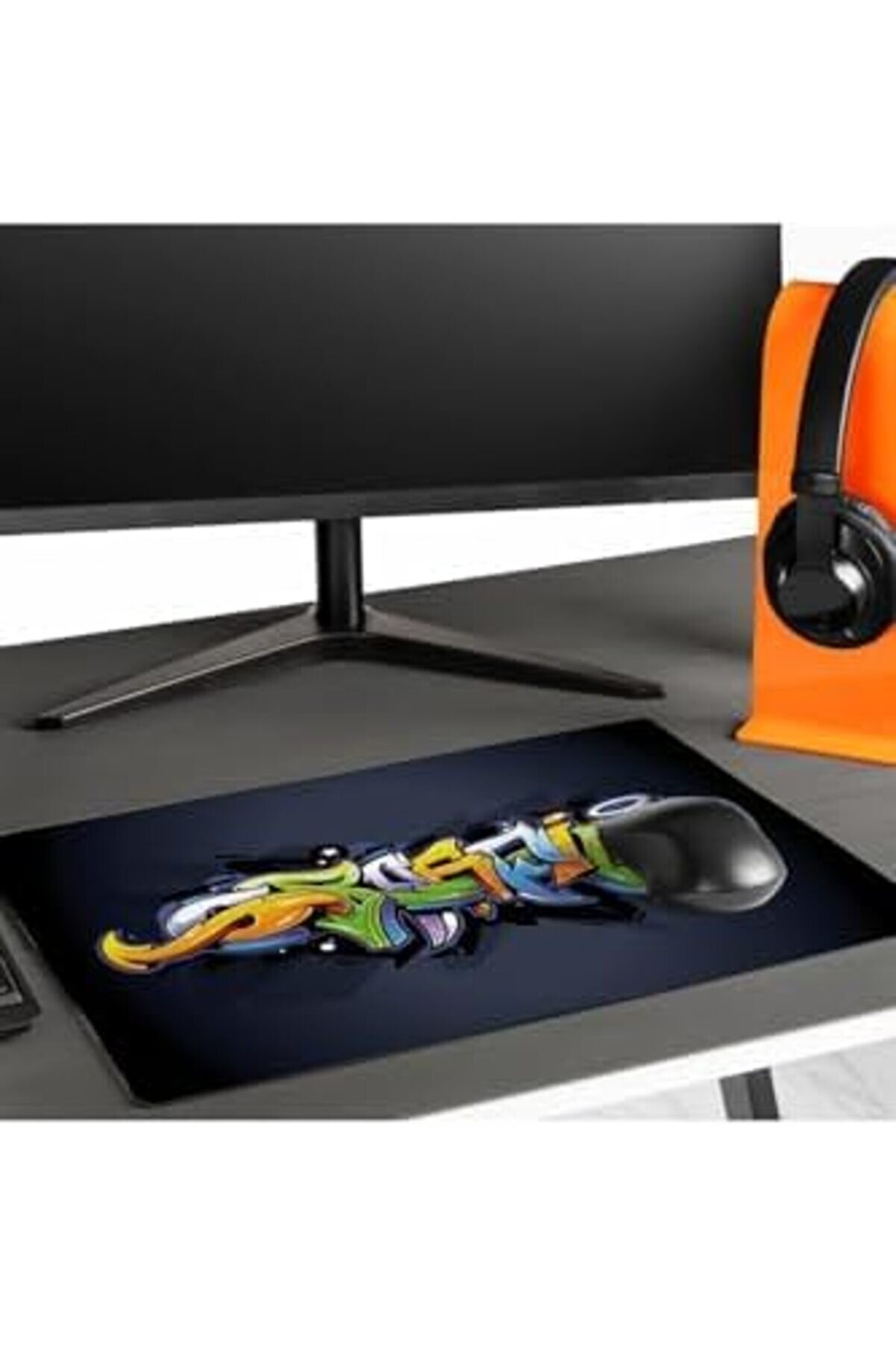 Modashi̇ne Grafi̇ti̇ Tasarımlı Tasarımlı 40X30 Mousepad - Mouse Pad - Fare Altlığı Modascope 1014773