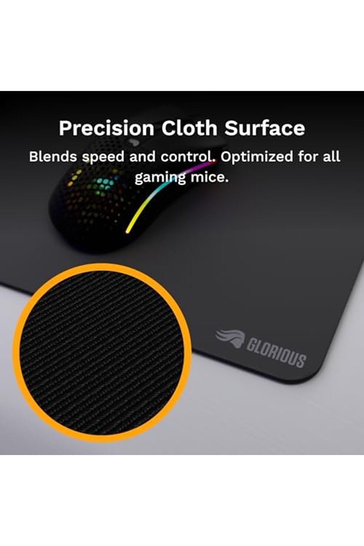 Eli̇zzashop Gami̇ng Mouse Pad Gmp 2 - Orta - D&ouml;k&uuml;lmeye Dayanıklı Fare Altlığı, T&uuml;m Oyun Sens&ouml;rleri̇ İ&ccedil;i̇