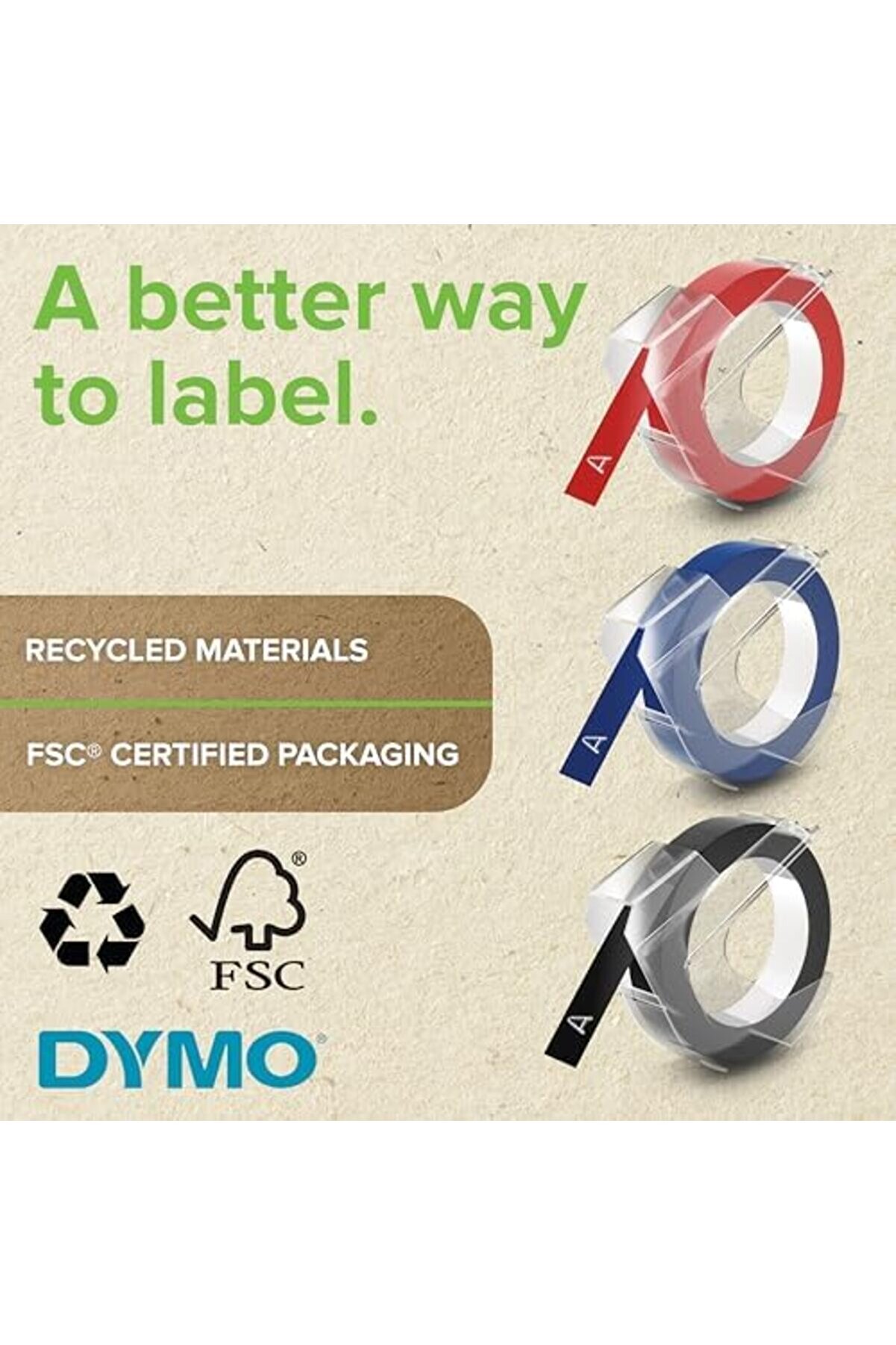 Modashi̇ne 3D Plasti̇k Kabartma Şeri̇t (9 Mm X 3 Mt), 3 L&uuml; Paket, Si̇yah - S0847730 Modascope 10147