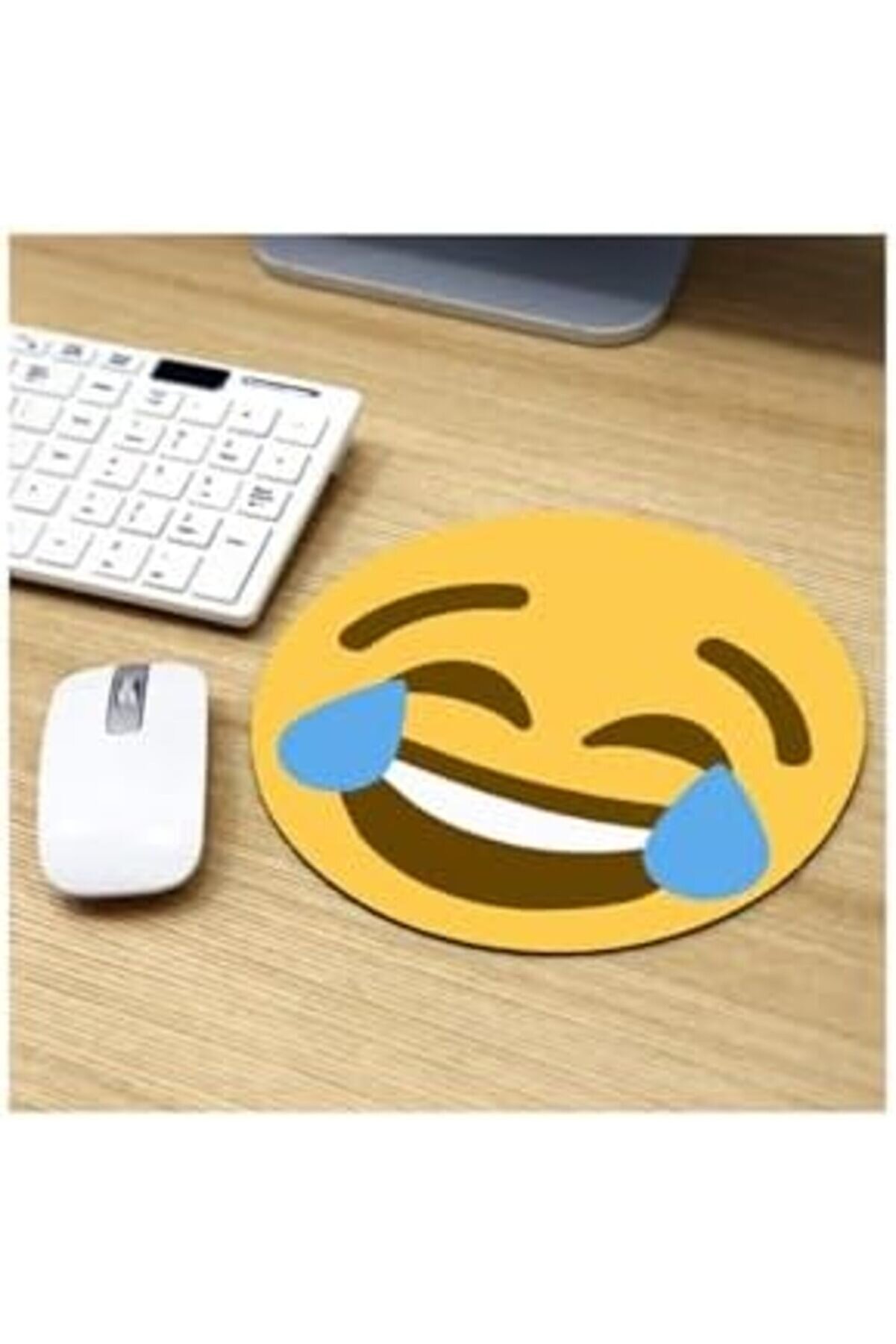 Mrtshoppng Gülen Surat Emoji̇ Tasarımlı Mousepad - Mouse Pad - Fare Altlığı Mrtshoppng 542093