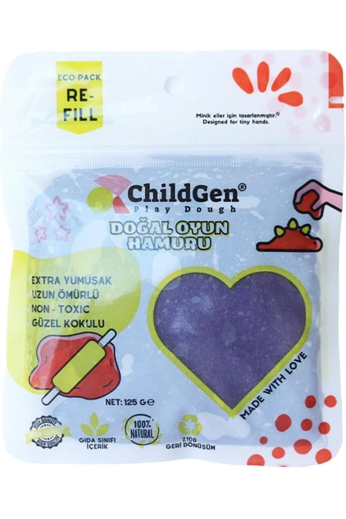 STOREMAX shopverse Oyun Hamuru - Mor -vakumlu Kartuş Paket - (ecopack- ) trendflick 1014773