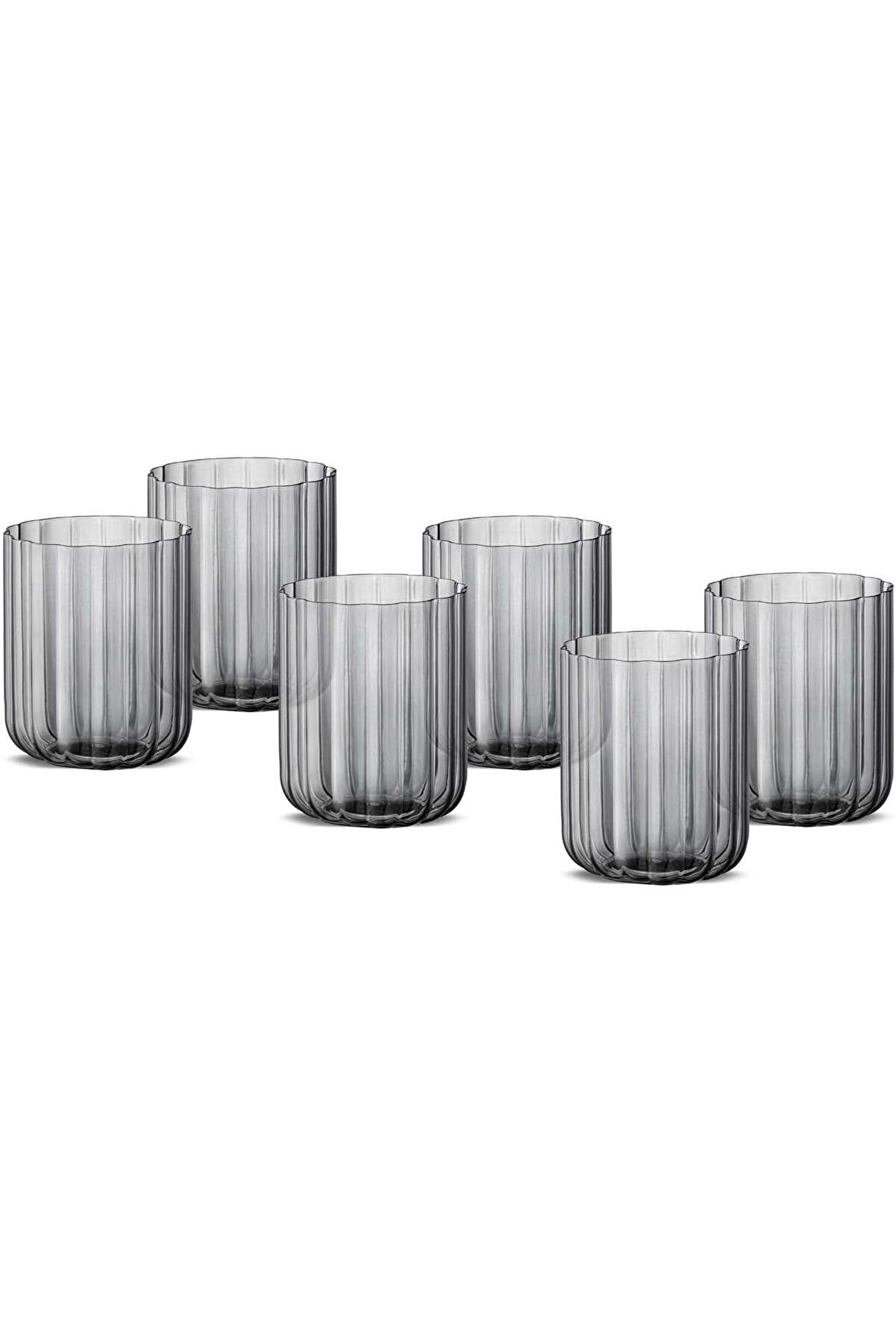 STOREMAX modashine Foggy Grey 6'lı Su Bardağı modascope 1014773