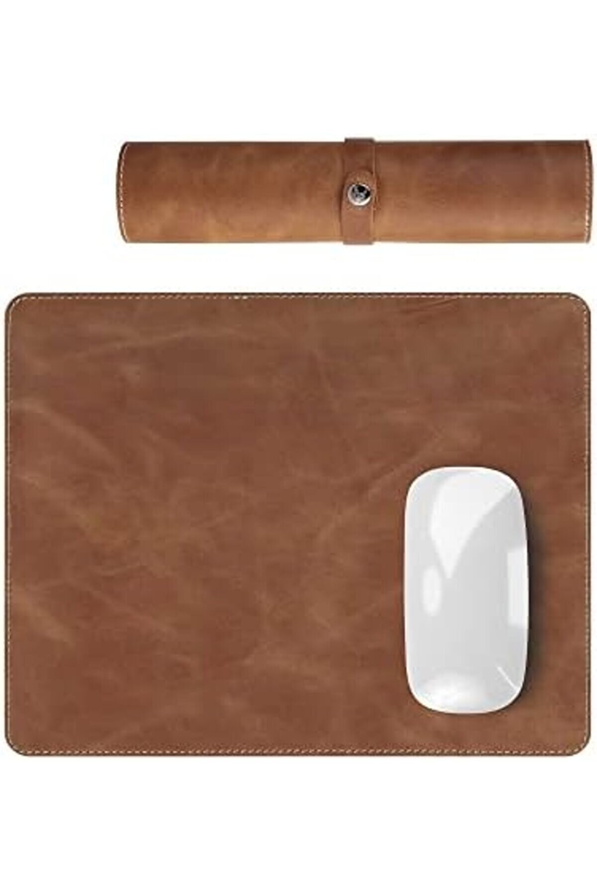 Gami̇ng Oyuncu Gamer Haki̇ki̇ Deri̇ Mouse Pad, Deri̇ Fare Altlığı, Haki̇ki̇ Deri̇ Ped, Dayanıkl