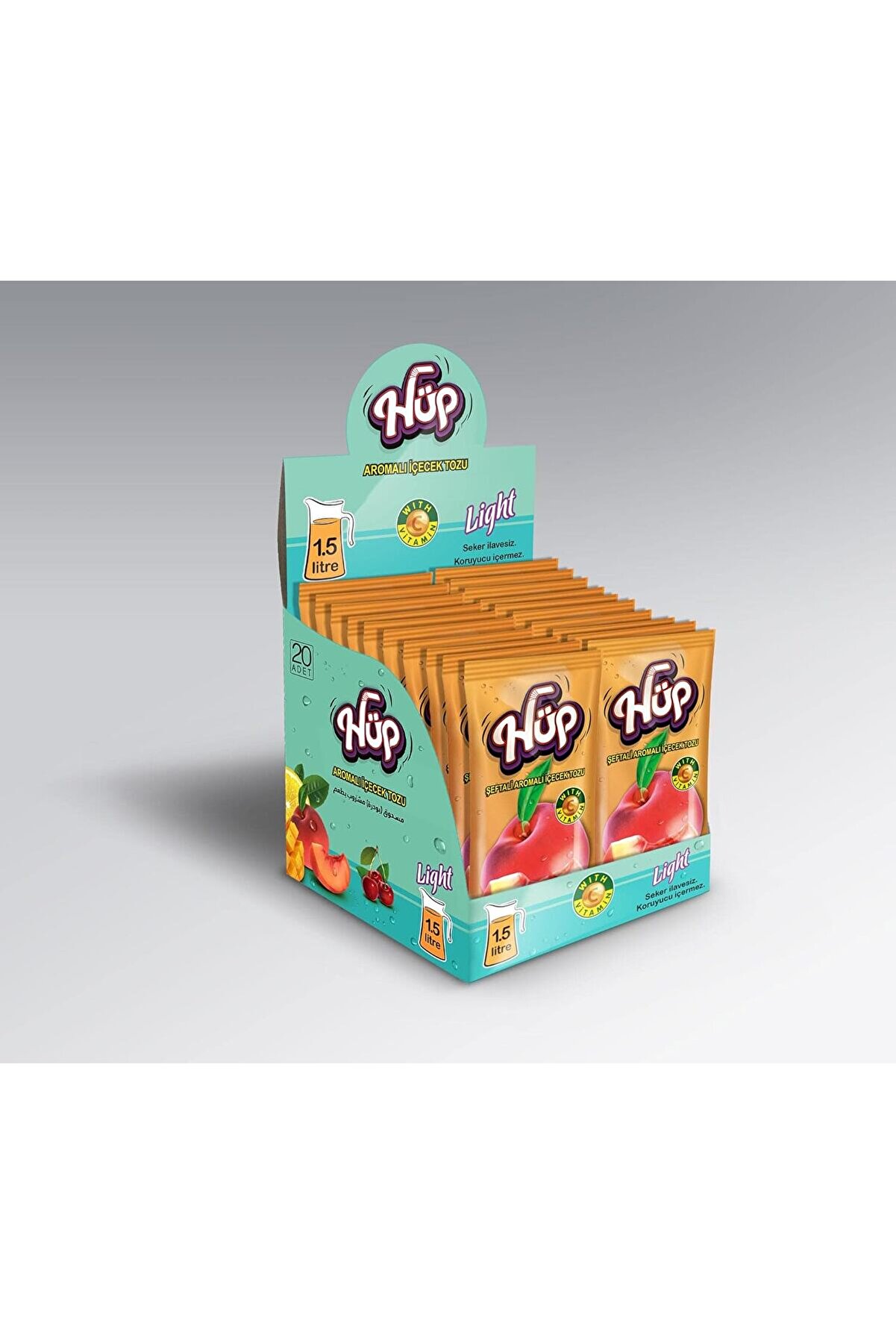 STOREMAX modashine Hüp Toz İçecek Şeftali 1.5 Litre 20'li Paket modascope 1014773