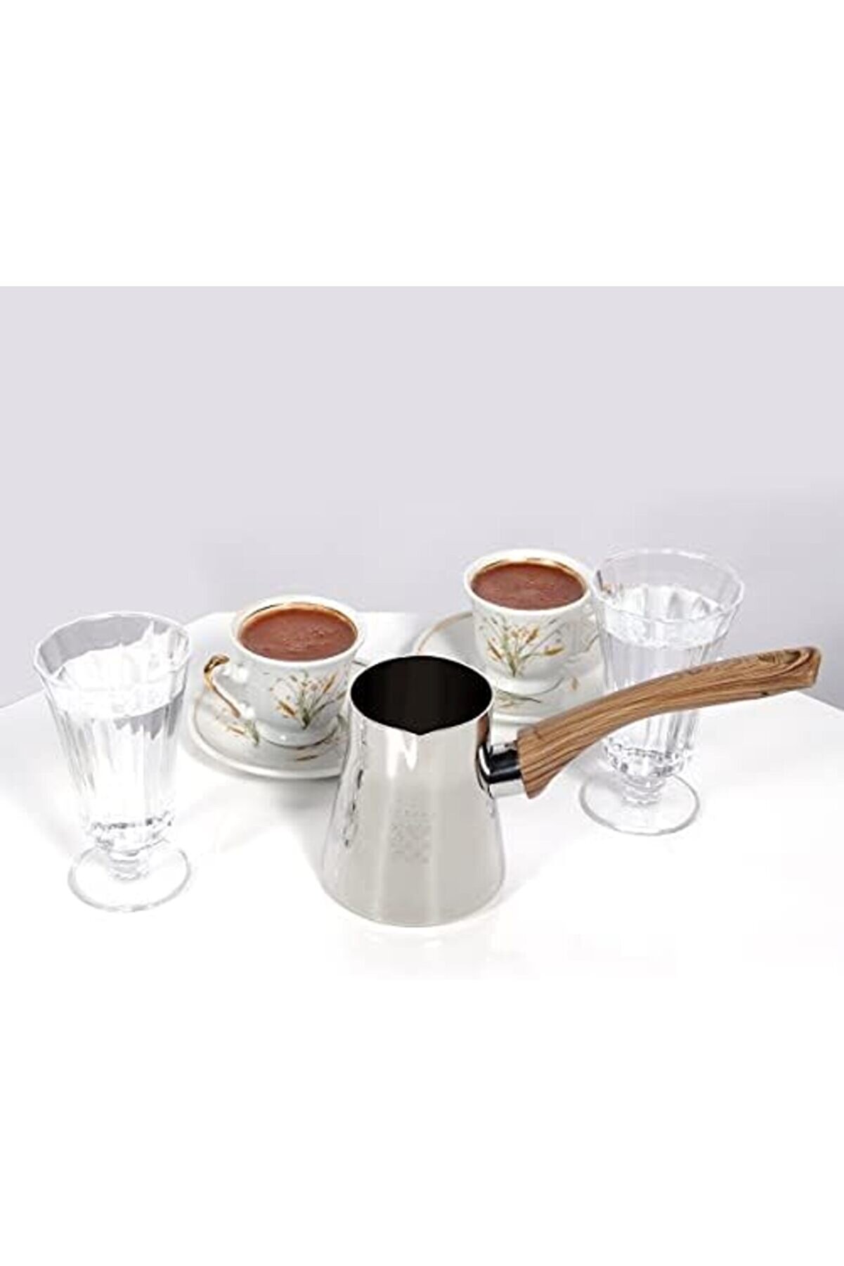 Modashi̇ne Defi̇ni̇ti̇on 4 Parça Çeli̇k Cezve Seti̇ Modascope 1014773