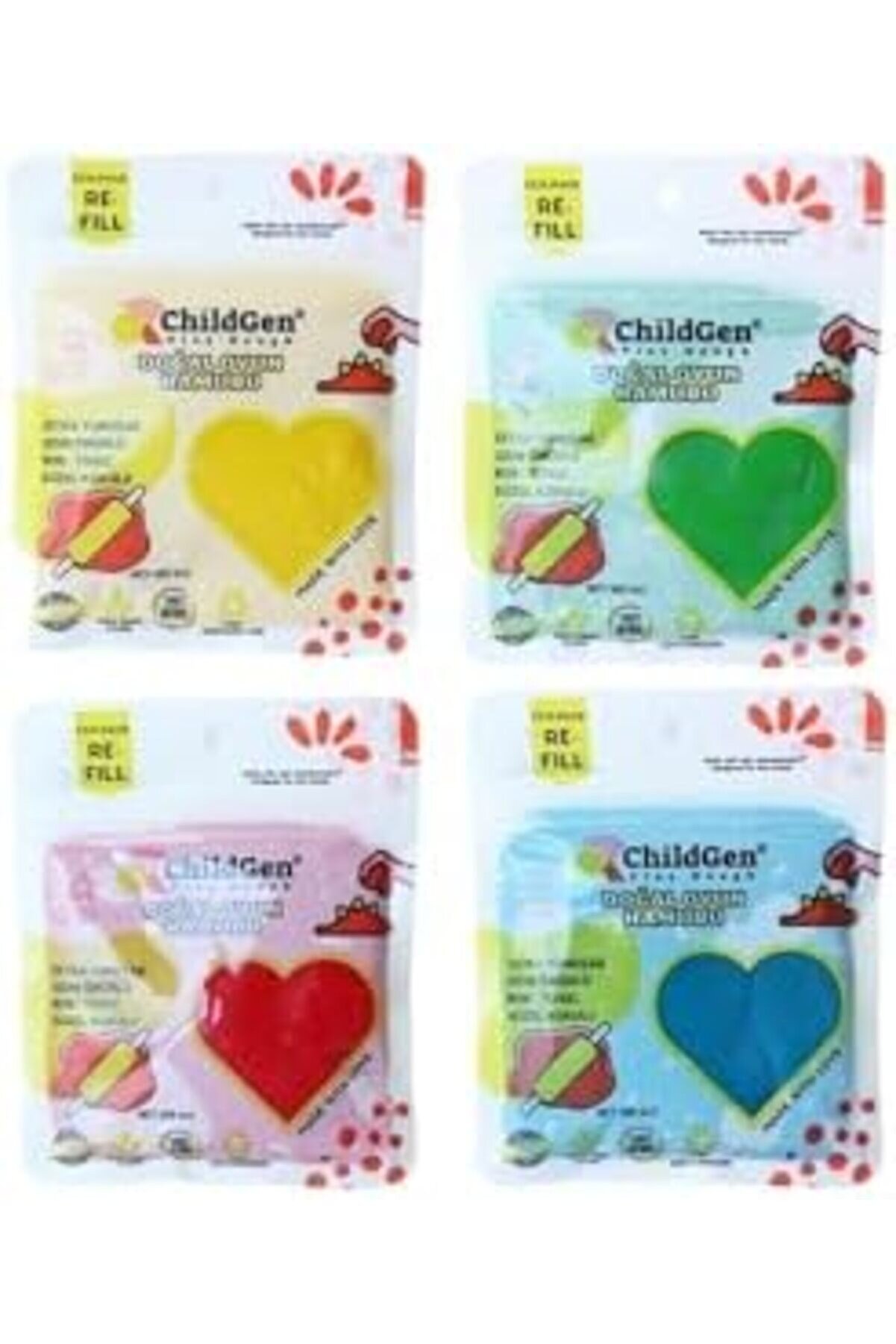 Shopverse Oyun Hamuru - 4Lü Set 4X125 Gr Vakumlu Kartuş Paket - (Ecopack- ) Trendfli̇ck 1014773