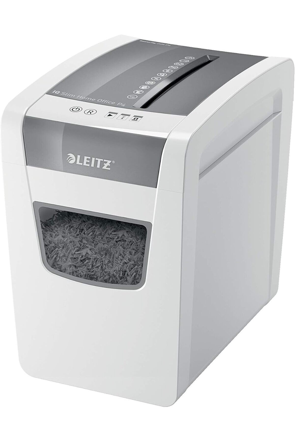 STOREMAX modashine IQ SL kağıt öğütücü, seviyesi P4, 10 yaprak kapasitesi (70-80 g/m²), 23L çöp kutusu, beyaz