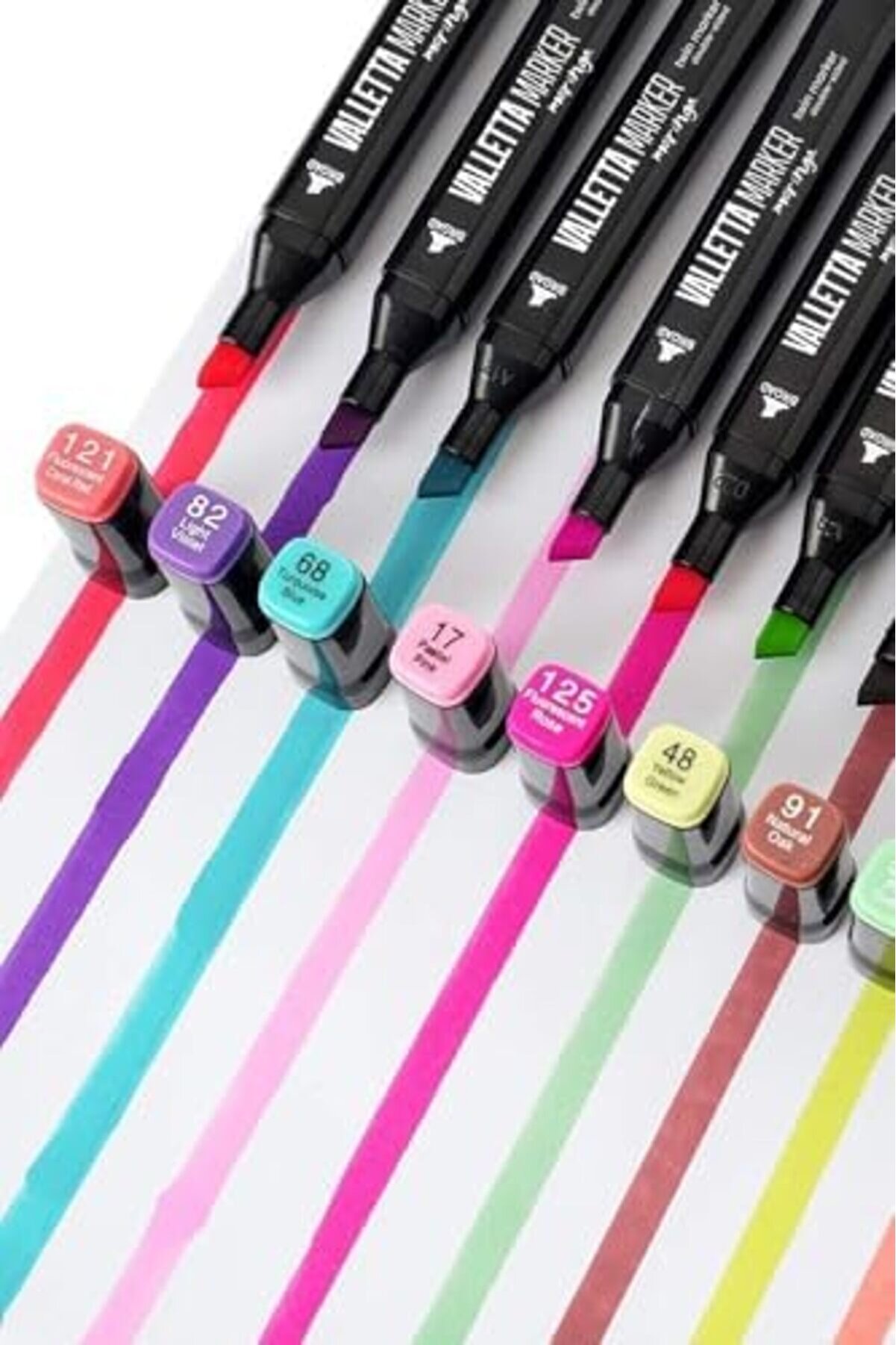 Modashi̇ne Mori̇nga 48 Li̇ Çi̇ft Taraflı Art Marker Keçeli̇ Seti̇ Çantalı Modascope 1014773