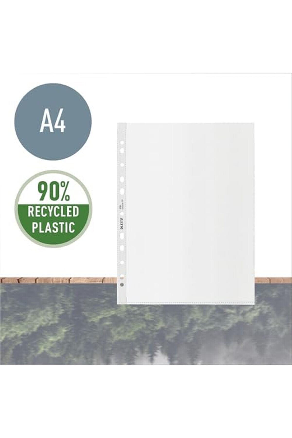 Modashi̇ne Recycle Poşet Dosya, A4, Şeffaf, 25 Adet Modascope 1014773