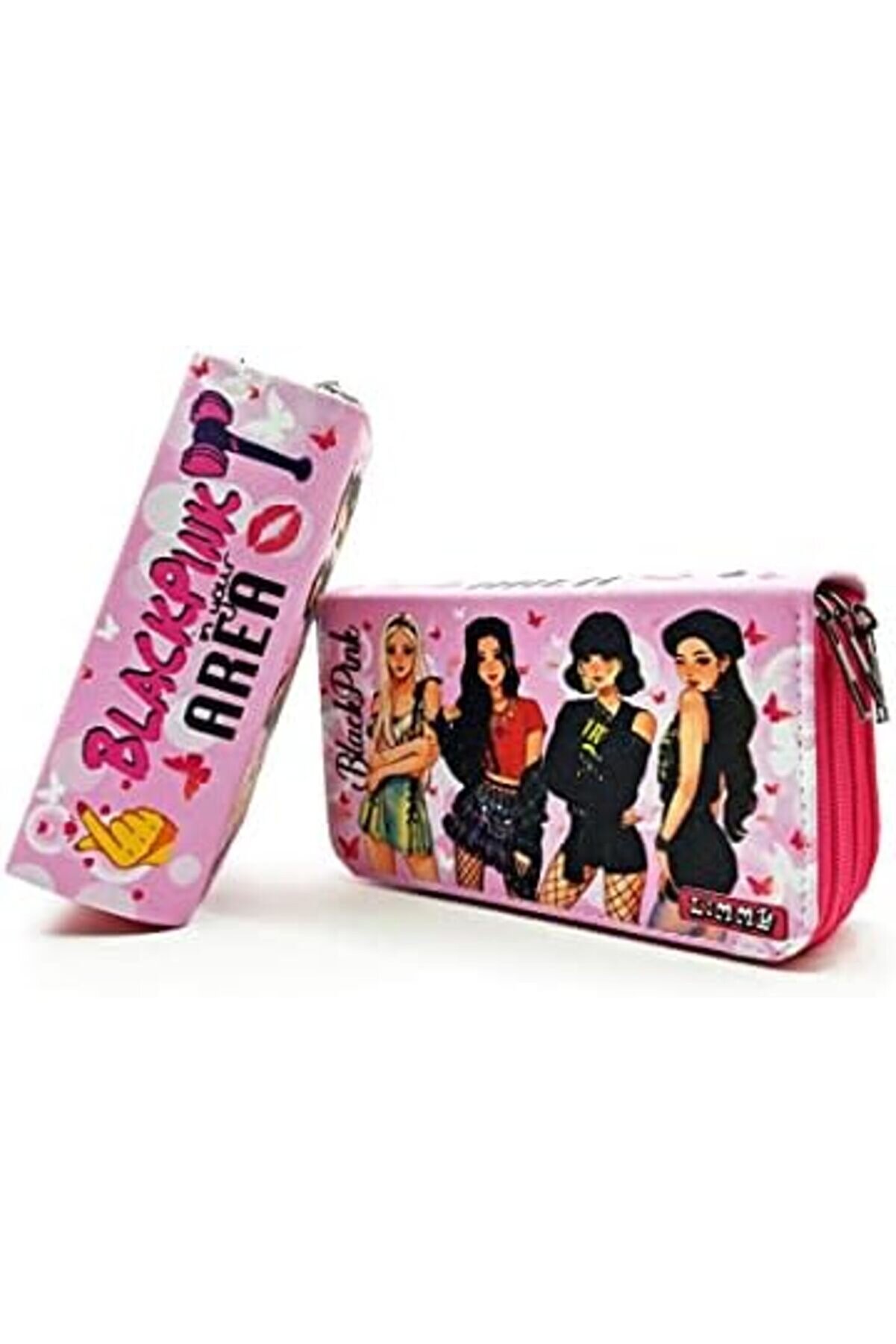 Modashi̇ne Kutusu Pi̇nk Organi̇zer Vegan Deri̇ Üç Bölmeli̇ -Pembe Modascope 1014773