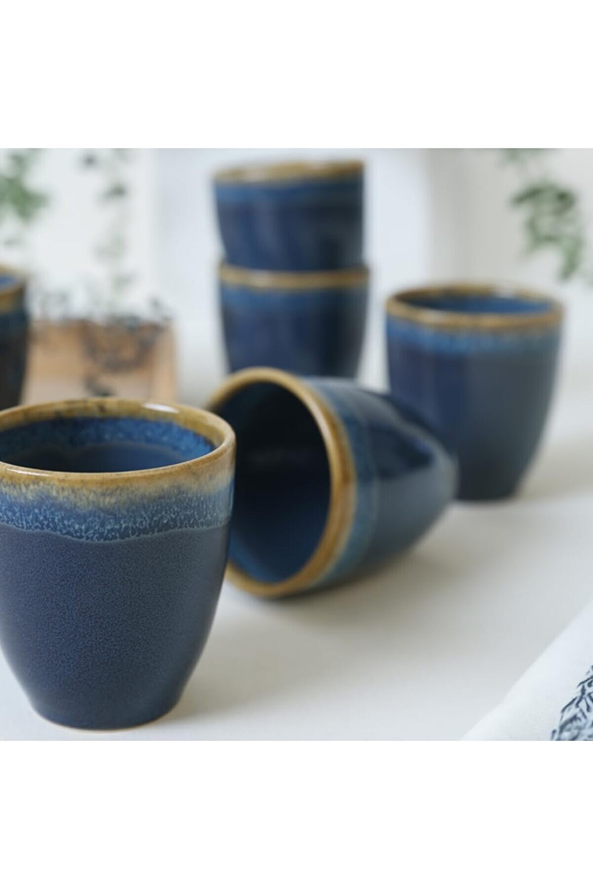 STOREMAX modashine Shizen Mavi Kupa 8 Cm 6 Adet Q39 modascope 1014773