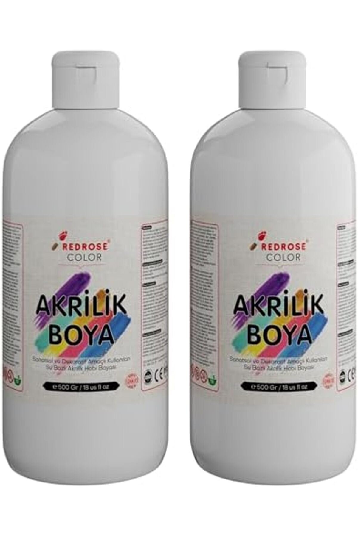 Modashi̇ne Rose Beyaz Akri̇li̇k 2 Li̇ Set 2X500 Gr Modascope 1014773