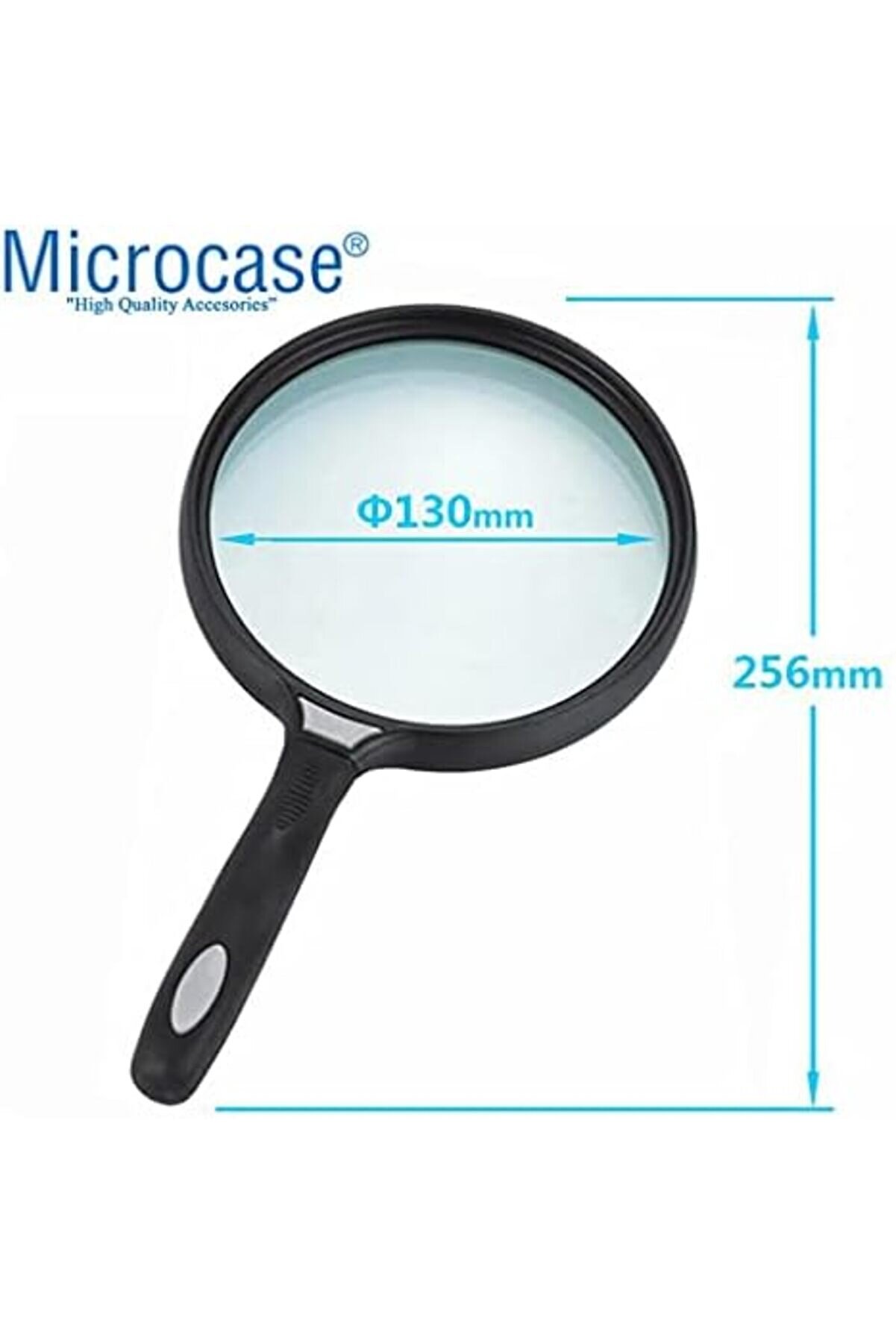 Pltnstoreshop 130 Mm Çap 2.5 X Büyütme El Ti̇pi̇ Büyüteç - Al2491 Pltnstoreshop 1175735