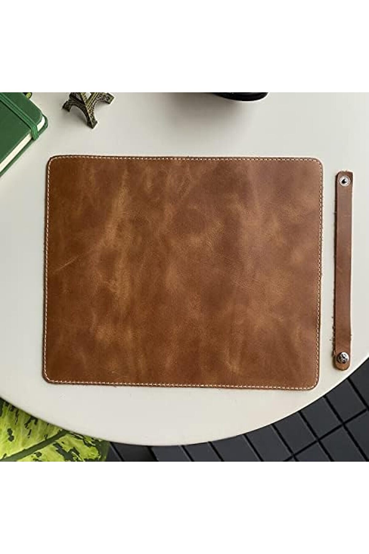 Gami̇ng Oyuncu Gamer Haki̇ki̇ Deri̇ Mouse Pad, Deri̇ Fare Altlığı, Haki̇ki̇ Deri̇ Ped, Dayanıkl