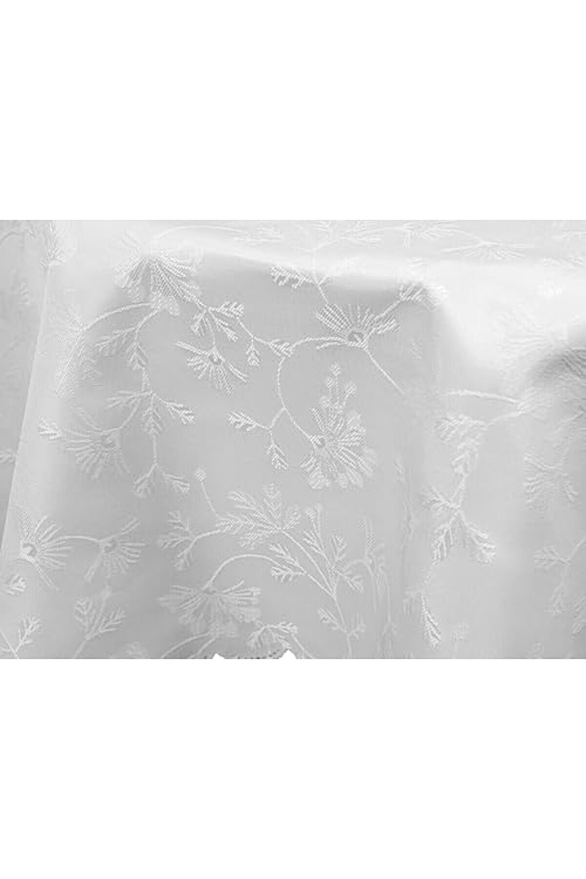 Modashi̇ne Ayana Yuvarlak Masa Örtüsü Gri̇ 150Cm Modascope 1014773