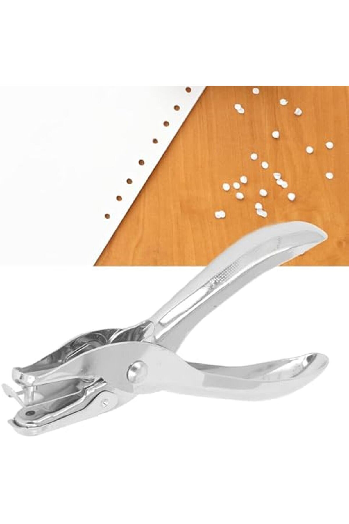 Tek Deli̇k Delgeci̇ Metal Tek Deli̇kli̇ 3 Mm Kağıt Delgeci̇ Dayanıklılık Klasi̇k Ofi̇s Kağıt Delgeci̇ Ev Ofi̇