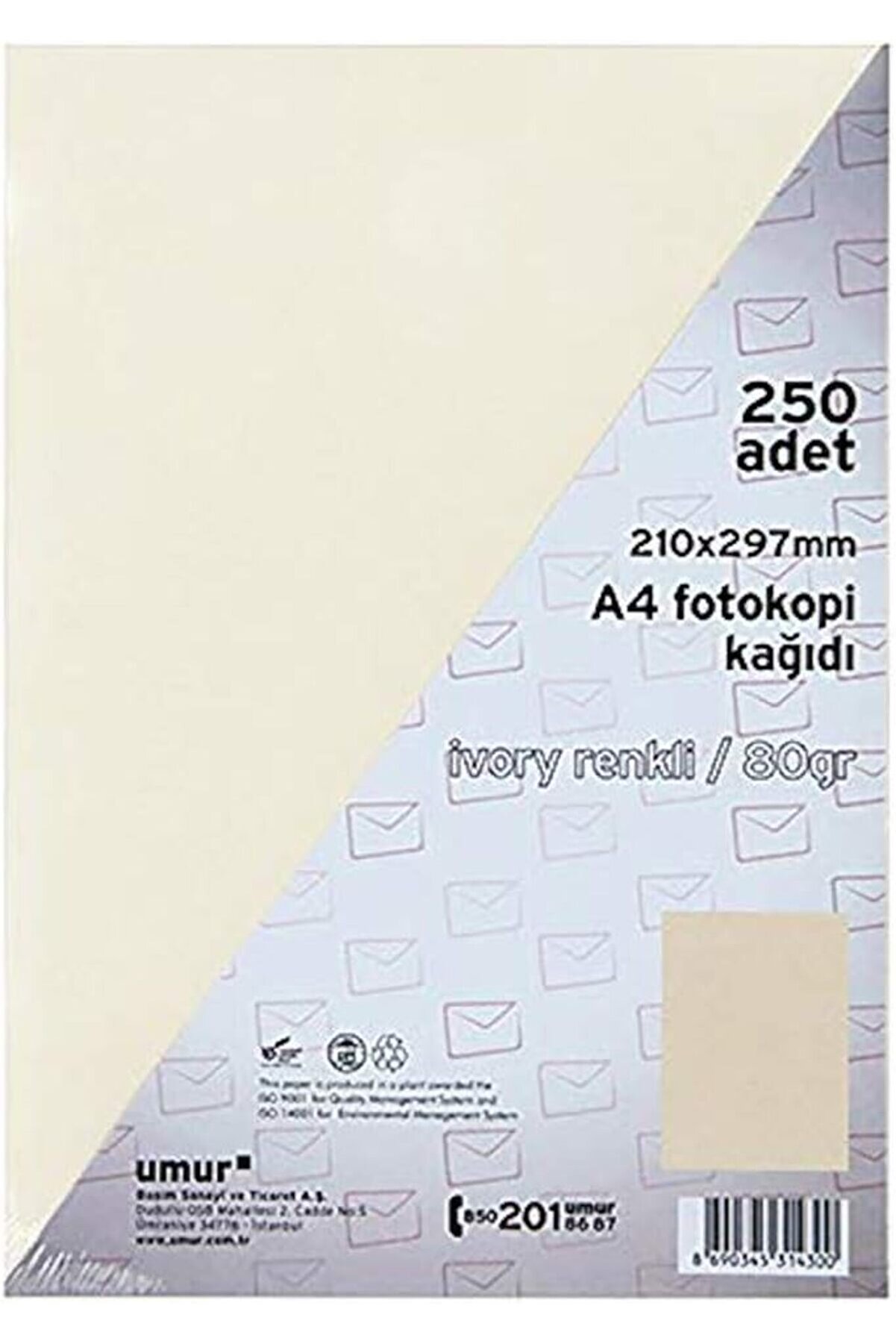 STOREMAX svngsphereshop A4 Renkli Fotokopi Kağıdı, Ivory, 250 Yaprak svngsphereshop 917250