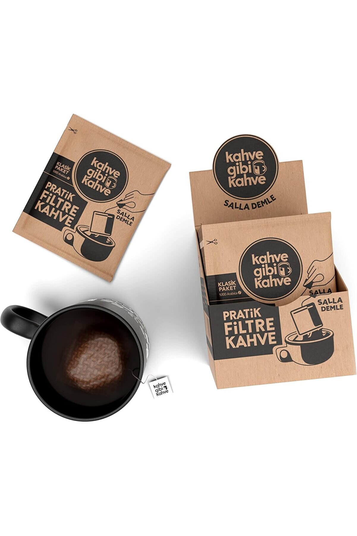 STOREMAX modashine Taptaze Pratik Filtre Kahve Sallama - 10'lu Klasik Paket modascope 1014773