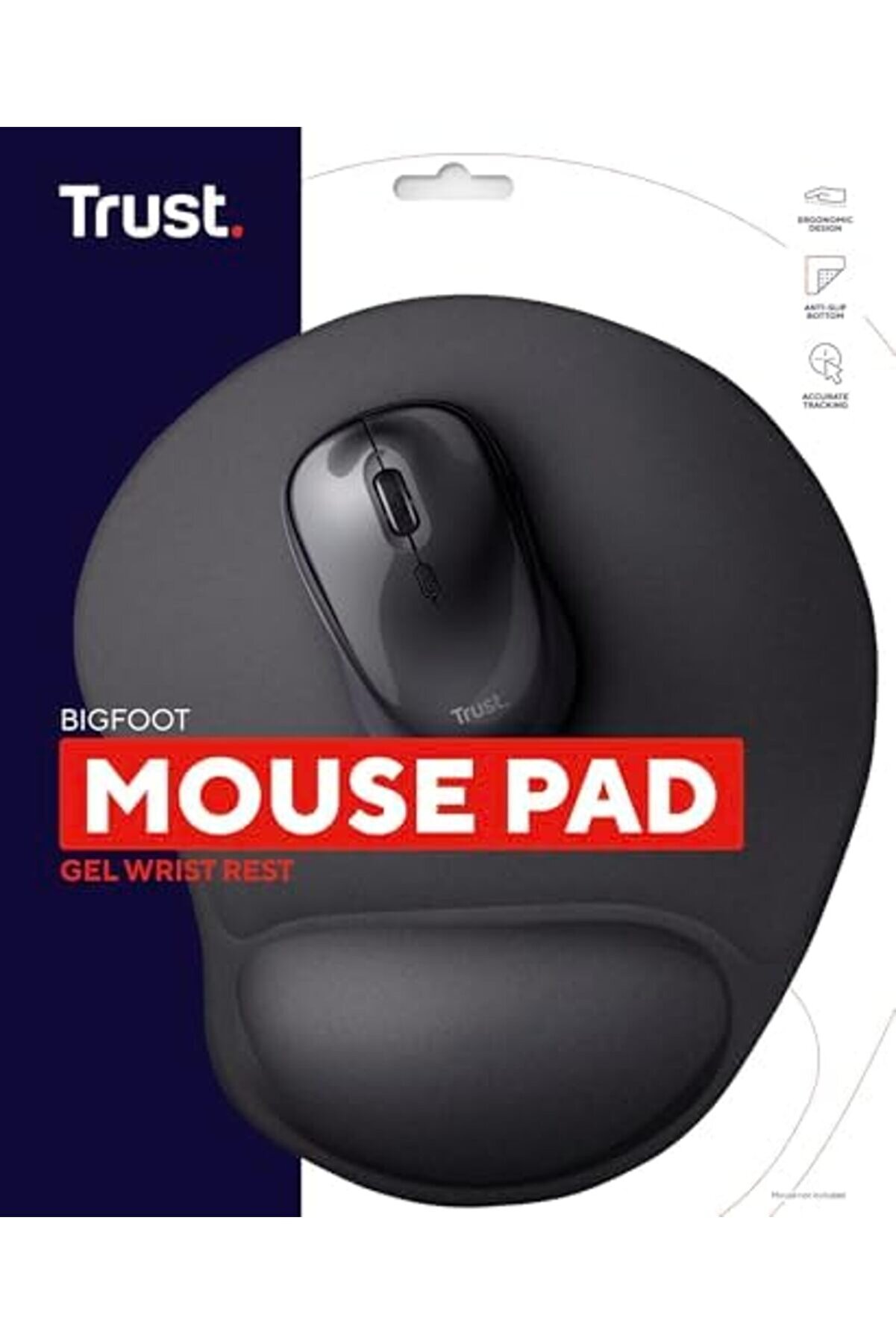 Svngsphereshop 16977 Bi̇gfoot Ergonomi̇k Mousepad, Si̇yah Svngsphereshop 917250