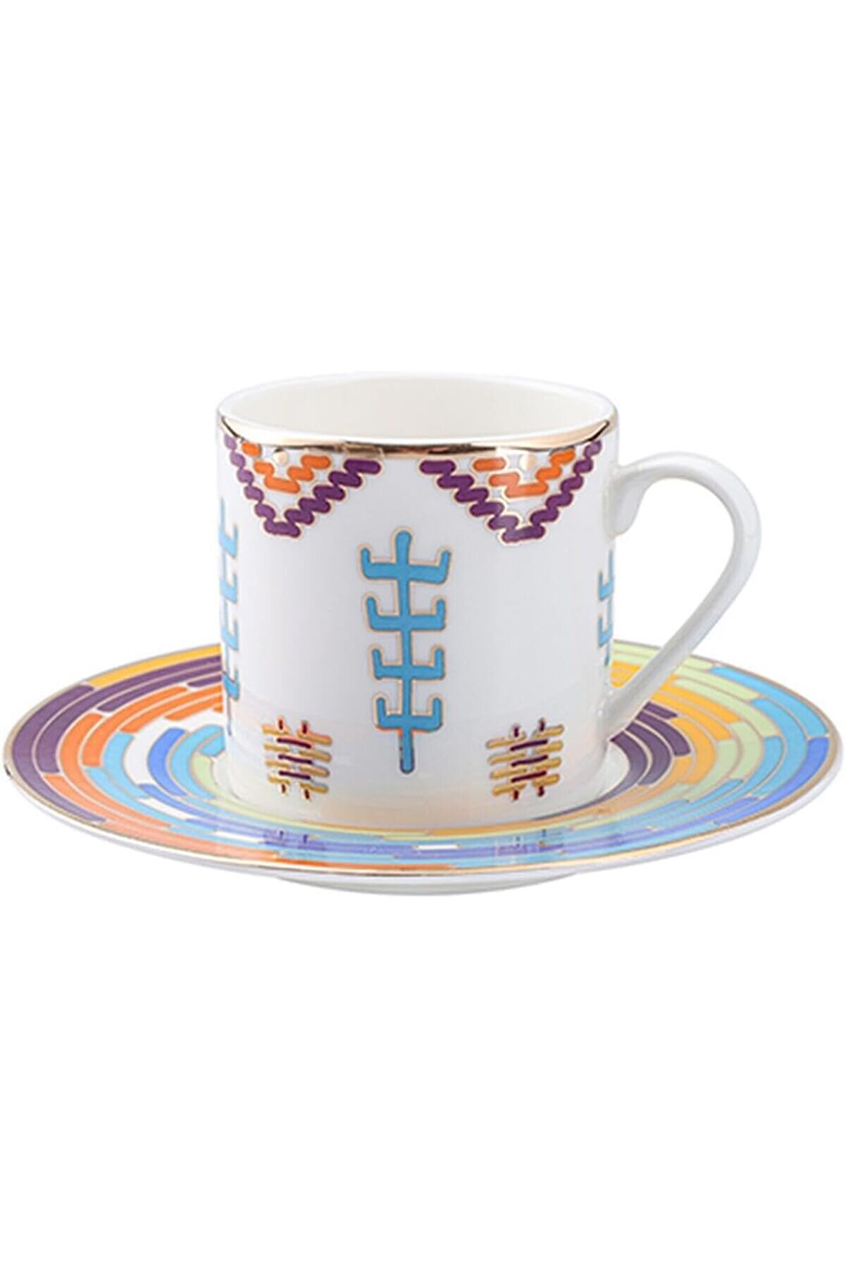 STOREMAX modashine Ruanda Tabaklı Kahve Fincanı 90 cc, Tekli modascope 1014773