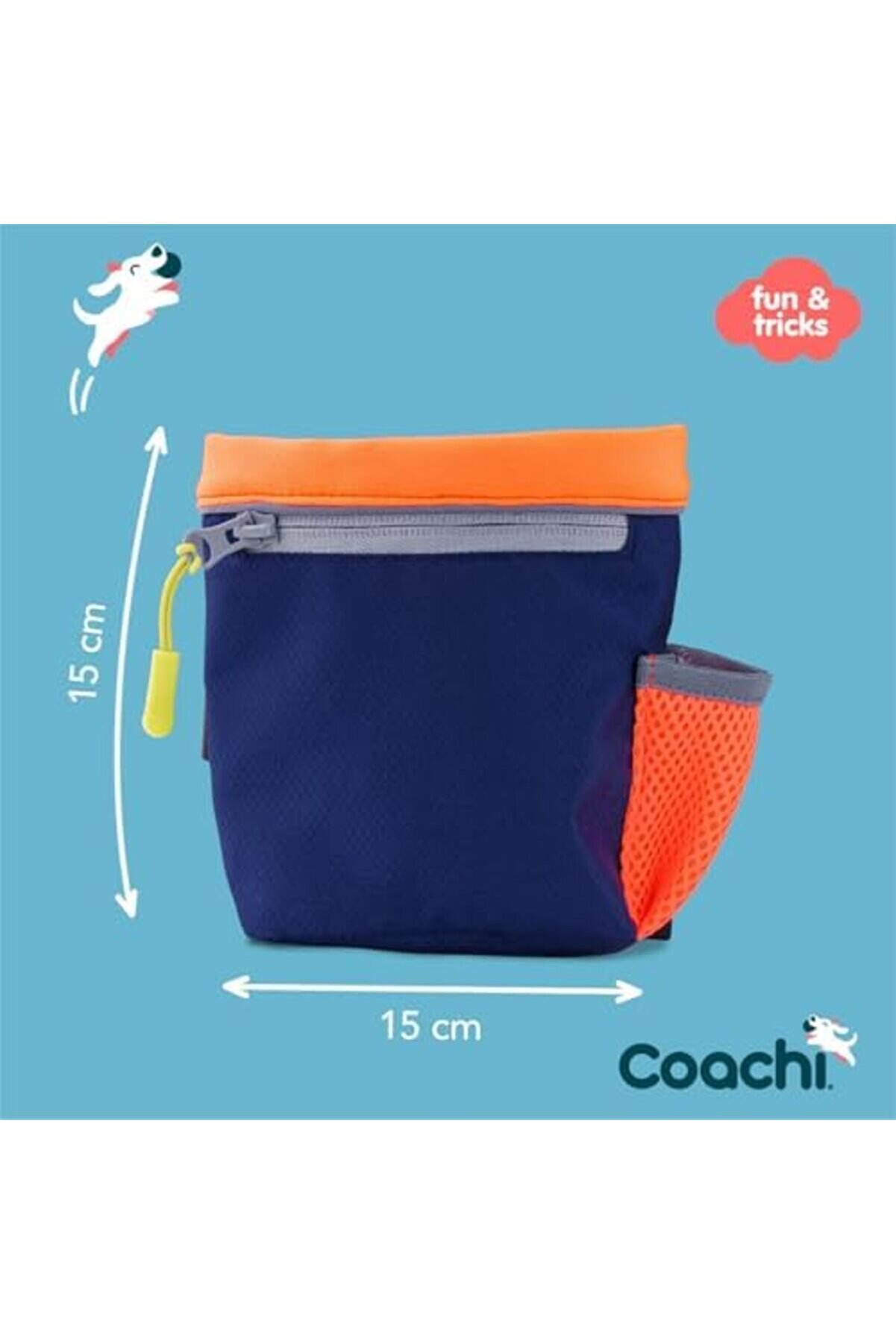 Modashi̇ne Of Coachi̇ Profesyonel Köpek Eği̇ti̇m Ve Ödül Çantası, Laci̇vert Sarı Modascope 1014773