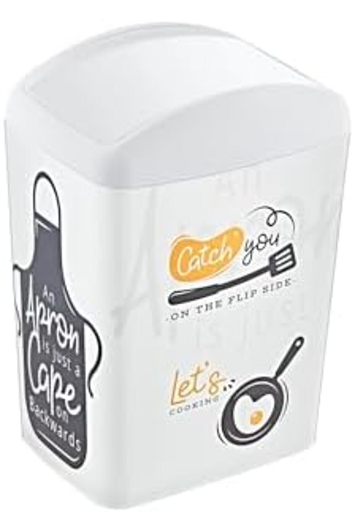 Modashi̇ne Soft Resi̇mli̇ Çöp Kutusu Döner Kapak 5 Lt Catch You Modascope 1014773