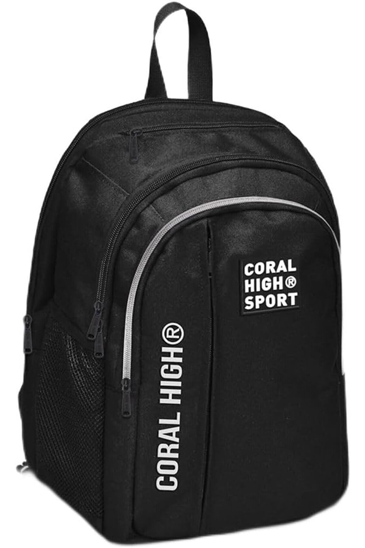 Hi̇gh Sport Beş G&ouml;zl&uuml; Si̇yah Okul Ve G&uuml;nl&uuml;k Sırt &Ccedil;antası - Laptop+Tablet B&ouml;lmeli̇ 1175713