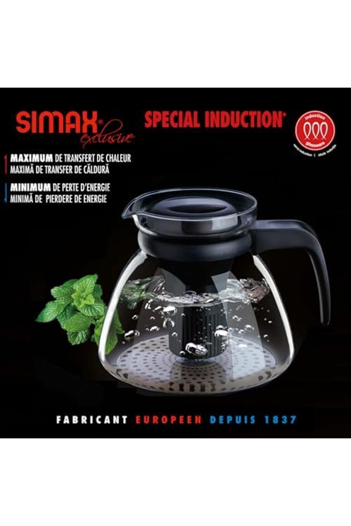 Modashi̇ne Vi̇ola Demli̇k Indüksi̇yon Kapasi̇te 1,50 Lt 170 X 147 Mm Modascope 1014773