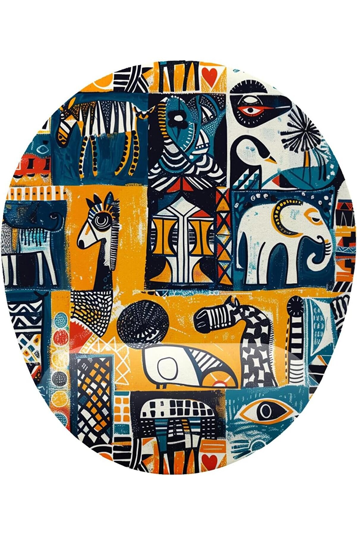 STOREMAX modashine fikirler Afrika Desenli Bilek Destekli Mouse Pad modascope 1014773