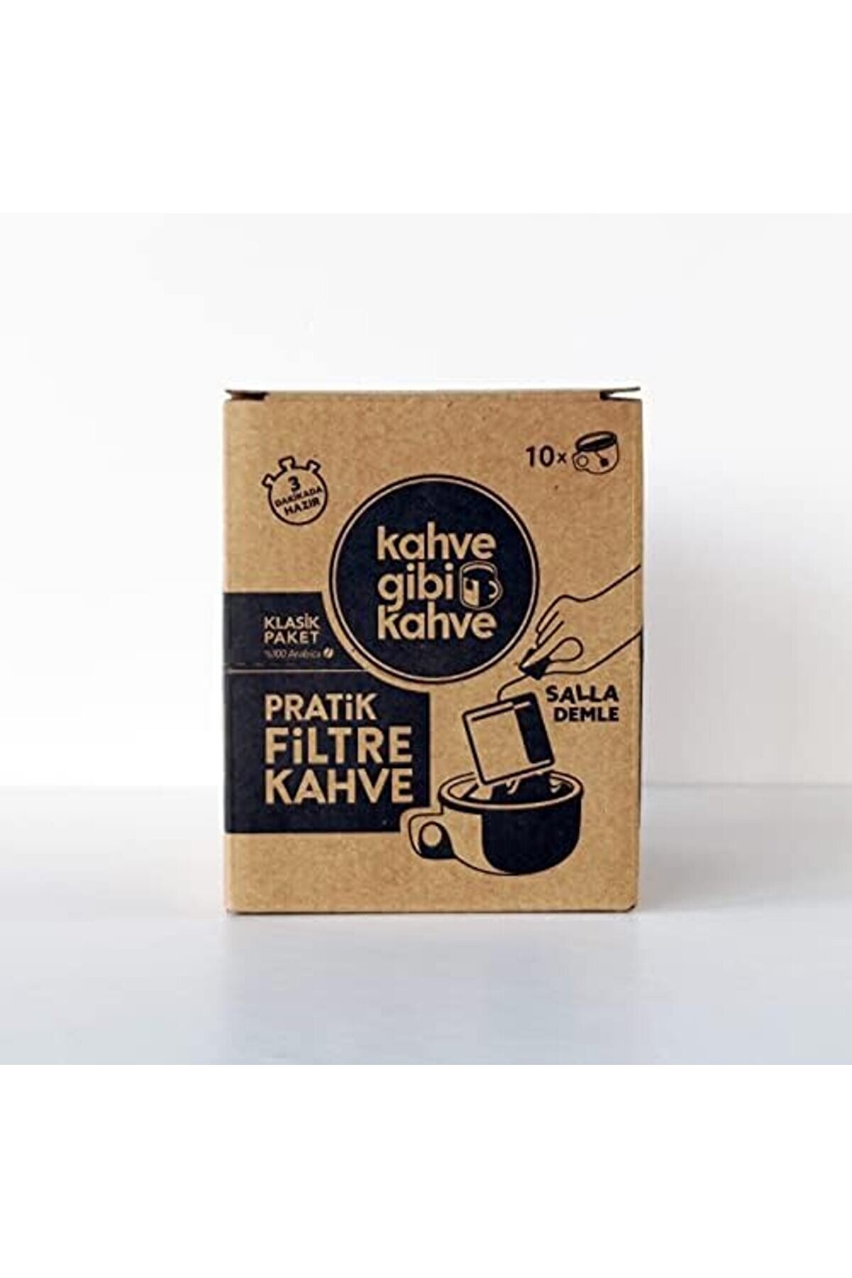 Modashi̇ne Taptaze Prati̇k Fi̇ltre Kahve Sallama - 10 Lu Klasi̇k Paket Modascope 1014773