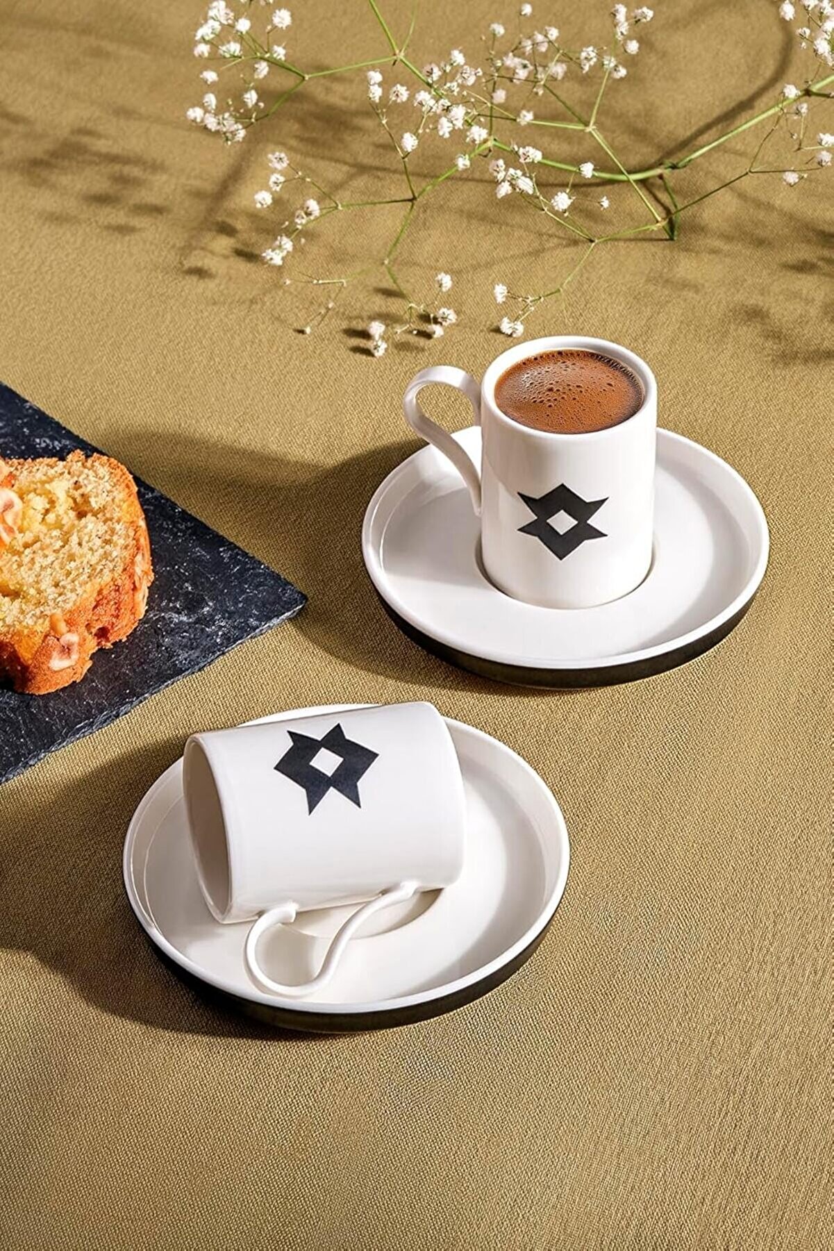 Modashi̇ne Desi̇re 4 Par&ccedil;a 2 Ki̇şi̇li̇k Kahve Takımı Mutluluk Sembol&uuml; Modascope 1014773