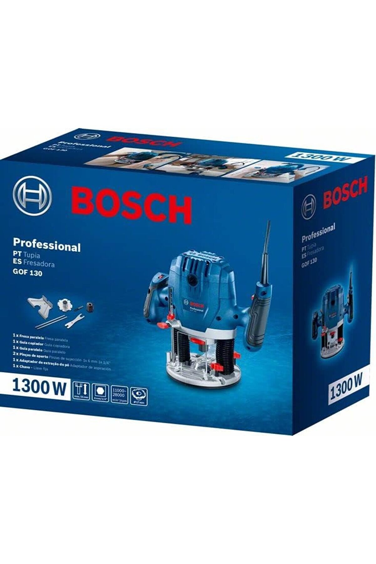 Professi̇onal Gof 130 Freze Maki̇nesi̇ (1.300 W, Uç Gi̇ri̇şi̇ 6-8 Mm, 11.000-28.000 Dev/Dak) 1175713