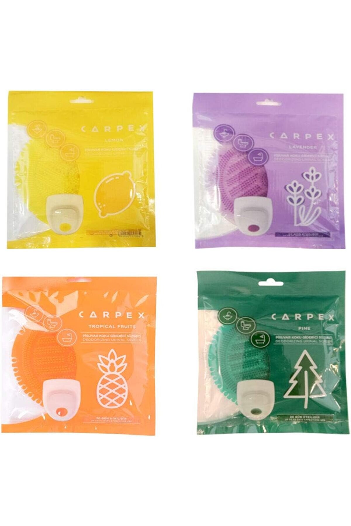 STOREMAX modashine Pisuvar Koku Giderici Süzgeci 4' Lü modascope 1014773