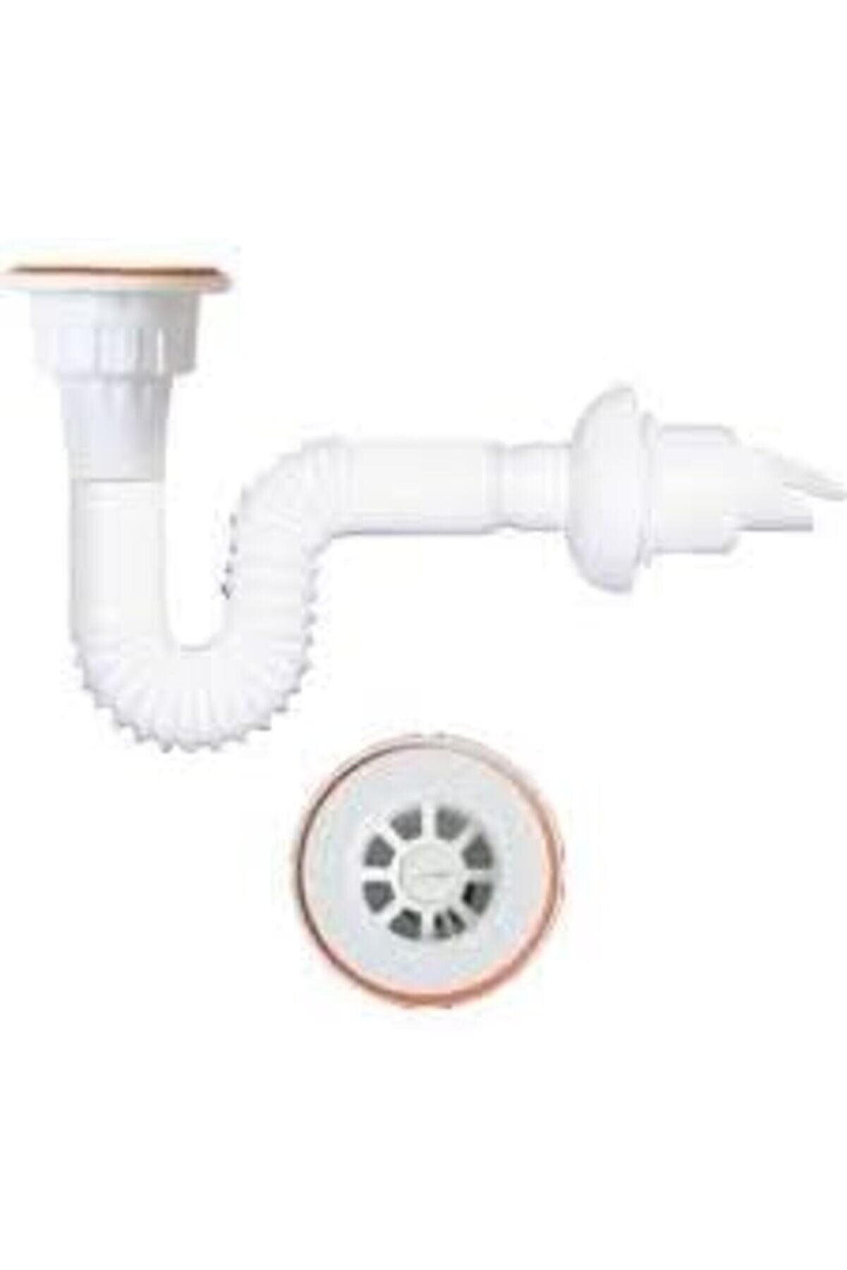 STOREMAX modashine Körüklü Lavabo Sifonu Plastik Süzgeçli ÇEKVALFLİ modascope 1014773