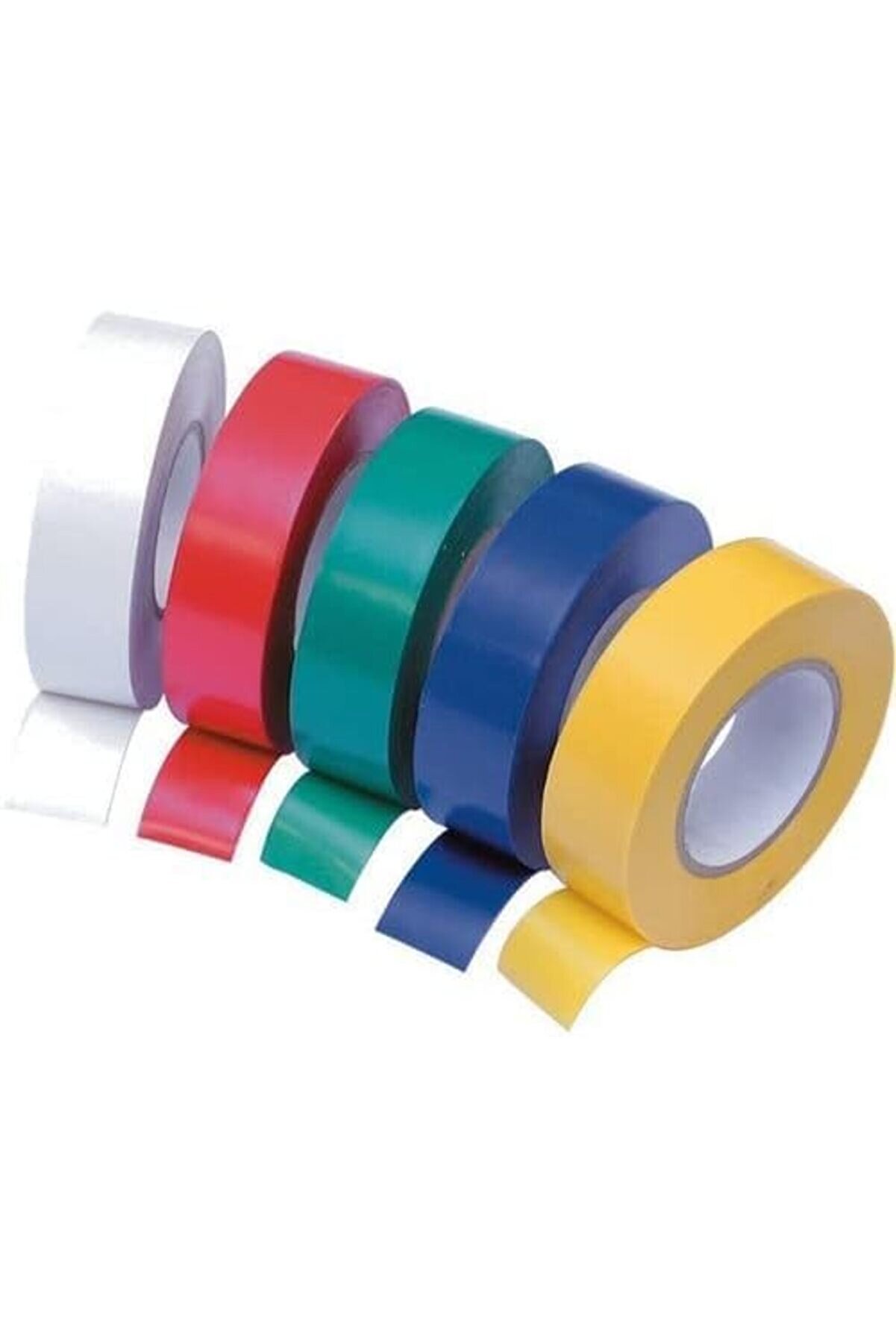 STOREMAX pltnstoreshop Home 5 Adet Elektrik Bandı,Pvc Bant,10 Metre (Renkli) pltnstoreshop 1175735