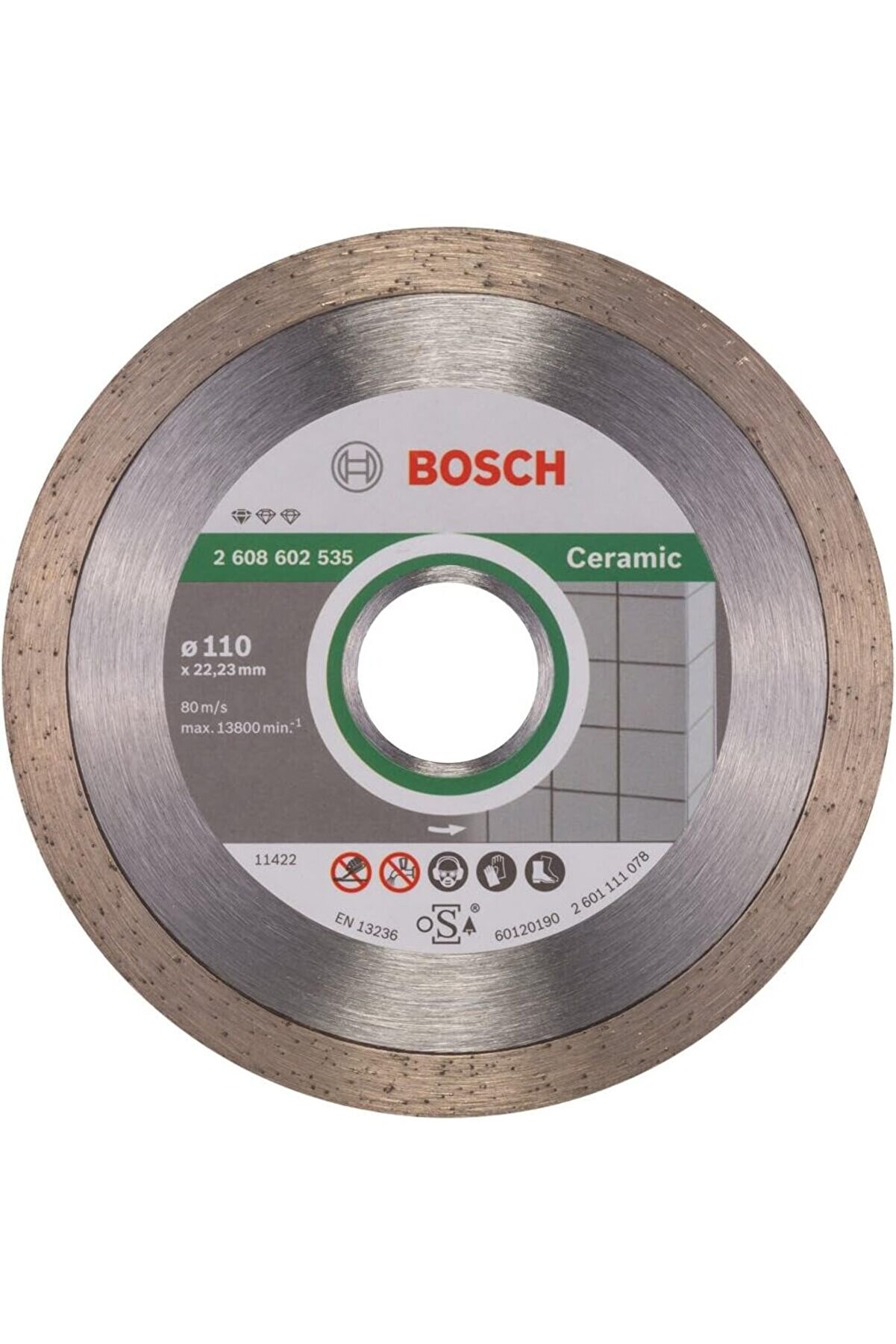 Professi̇onal Accessori̇es Kesme Di̇ski̇, Serami̇k İ&ccedil;i̇n, 2608602