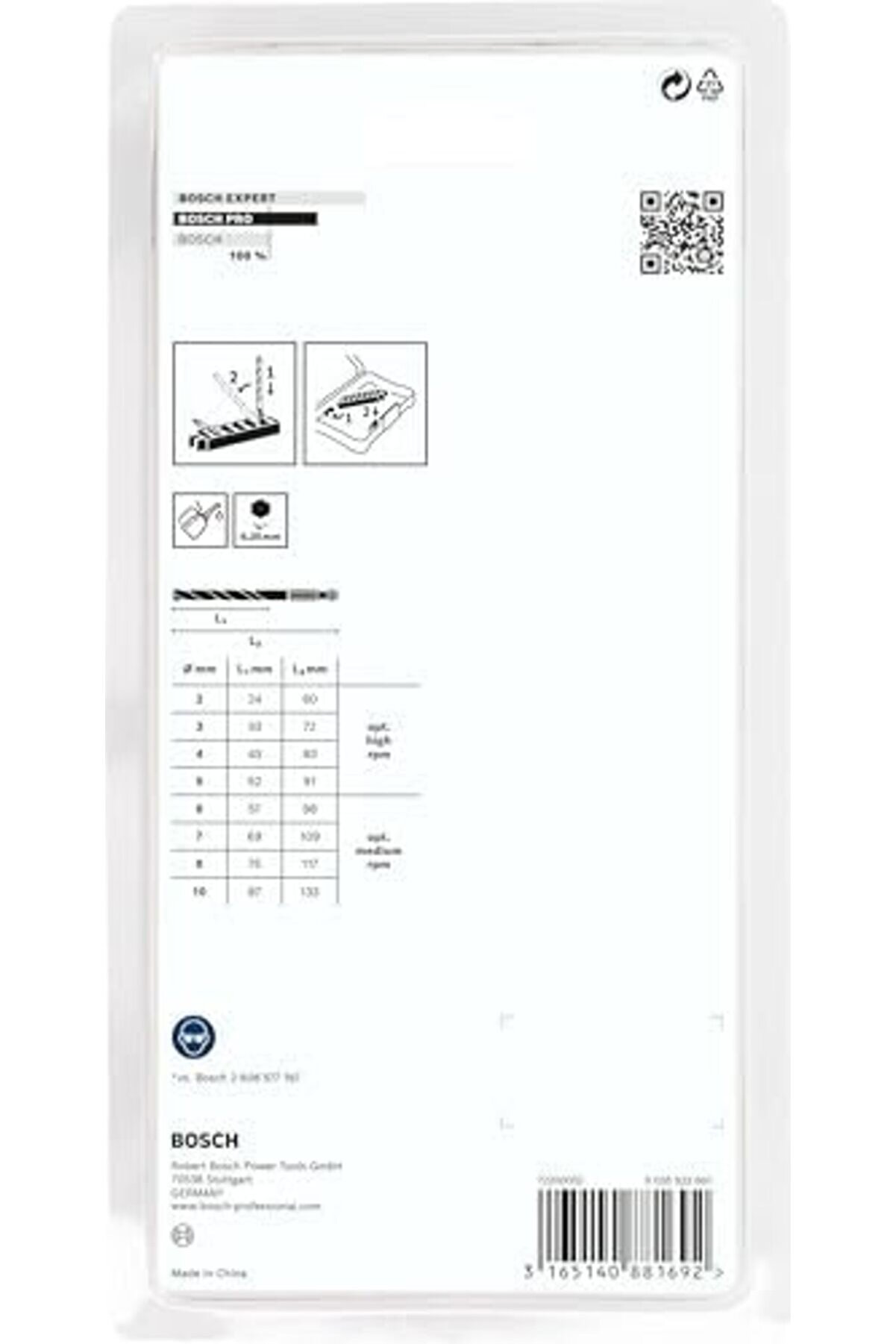 Accessori̇es 2608577139 Matkap Seti̇ Dahi̇l      Control Hss 8 Adet, 0 W, 0 V 1014