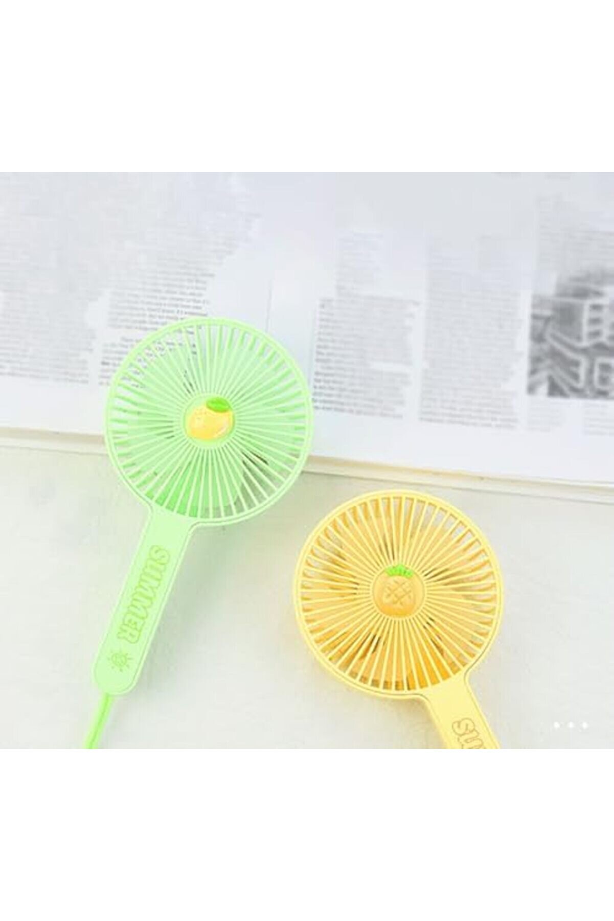 Modashi̇ne Şarjlı El Fanı Taşınabi̇li̇r Şarjlı Portati̇f Soğutucu Mi̇ni̇ Kli̇ma Sarı Modascope 1014773