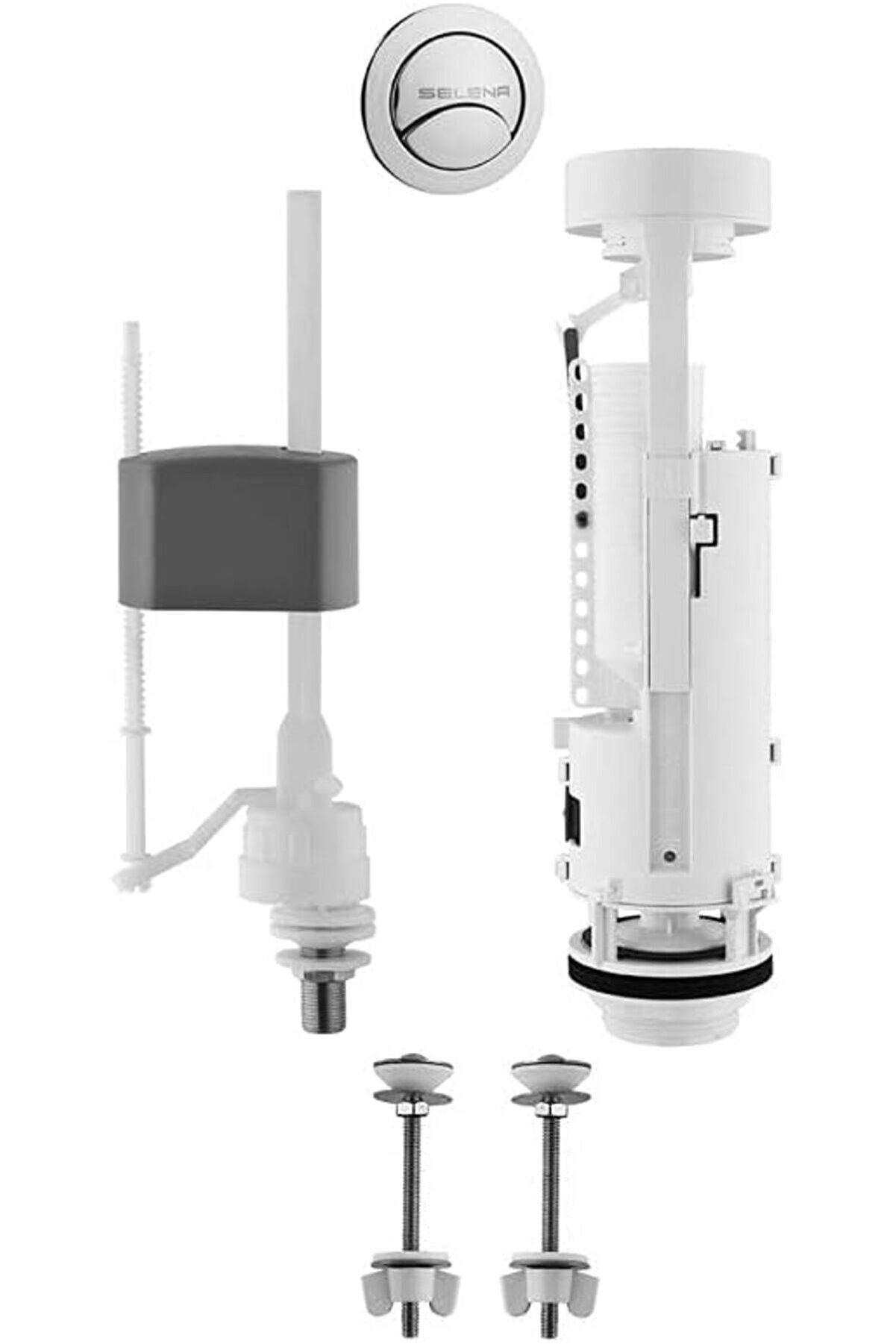 STOREMAX modashine 330B7013 Rezervuar İç Takım Su Girişli 3/6 L, Krom modascope 1014773