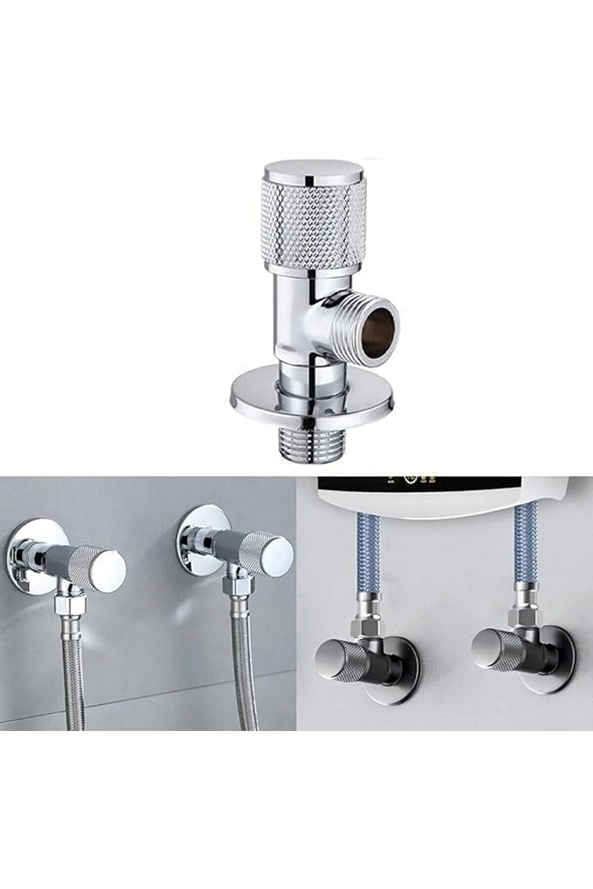 Shopverse Seri̇si̇ Paslanmaz Çeli̇k (Sss+) Klozet,Lavabo,Evye Bataryasıtaharet Musluğu ( ) (1 Adet) Tre