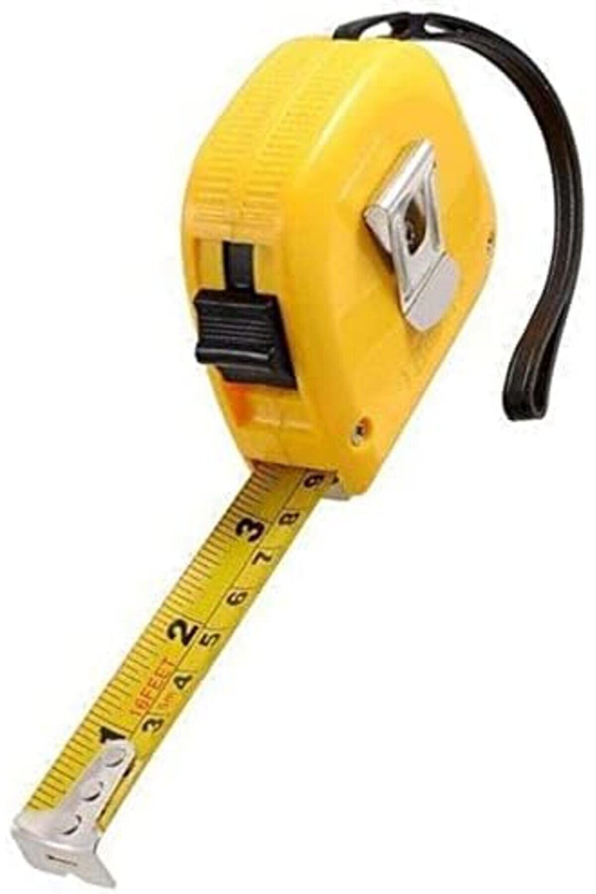 Pltnstoreshop Hengshi̇da Şeri̇t Metre Paslanmaz 5M X 16Ft Otomati̇k Tuşlu Ölçüm Metresi̇ 1410 Pltnstores