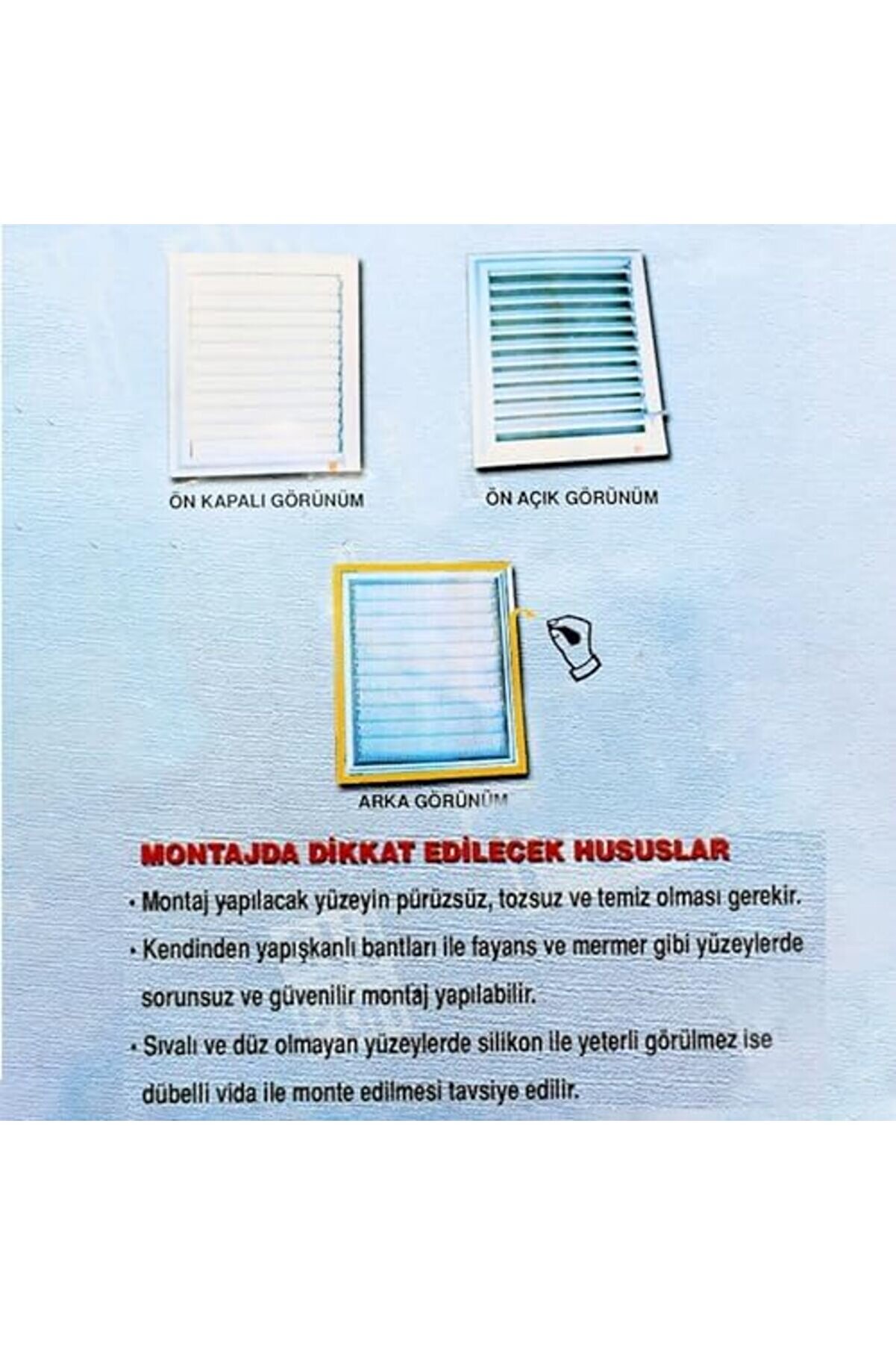 Modashi̇ne Menfez Wc Tuvalet Havalandırma Plasti̇k Panjur Beyaz 35X35 Cm Modascope 1014773